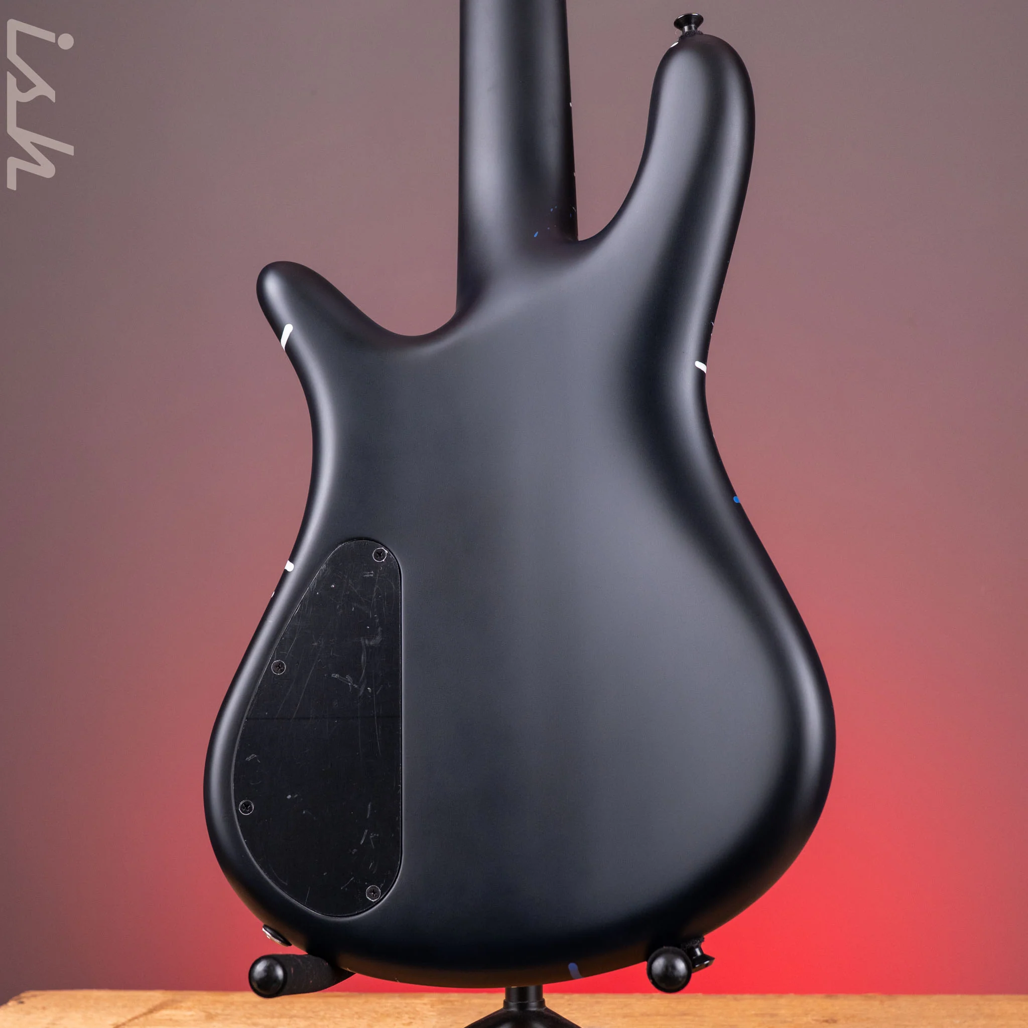 Spector USA NS-5 Matte Black with Blue and White Dots/Drips - Image 9