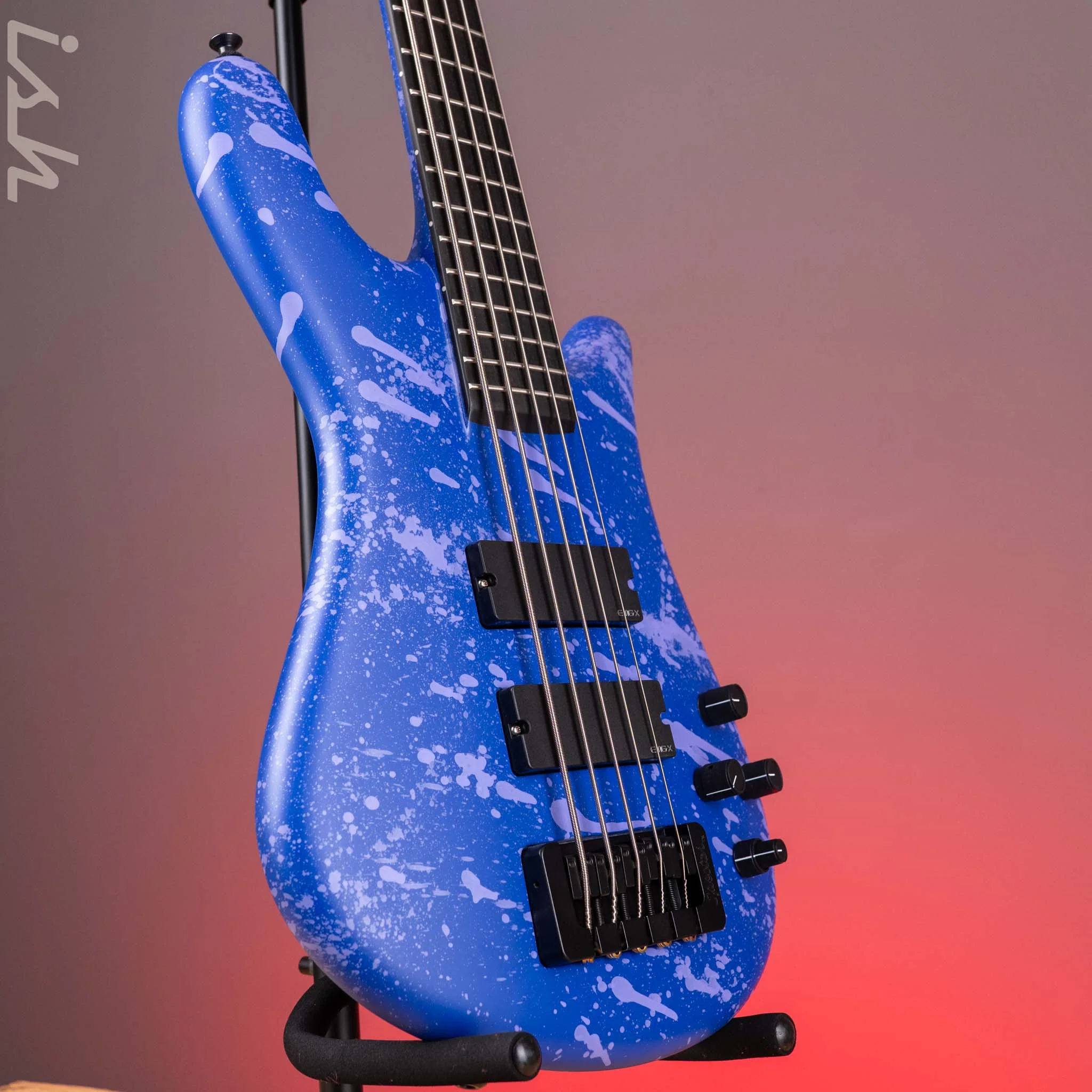 Spector USA NS-5 Matte Purple w/ Pink Drip - Image 3