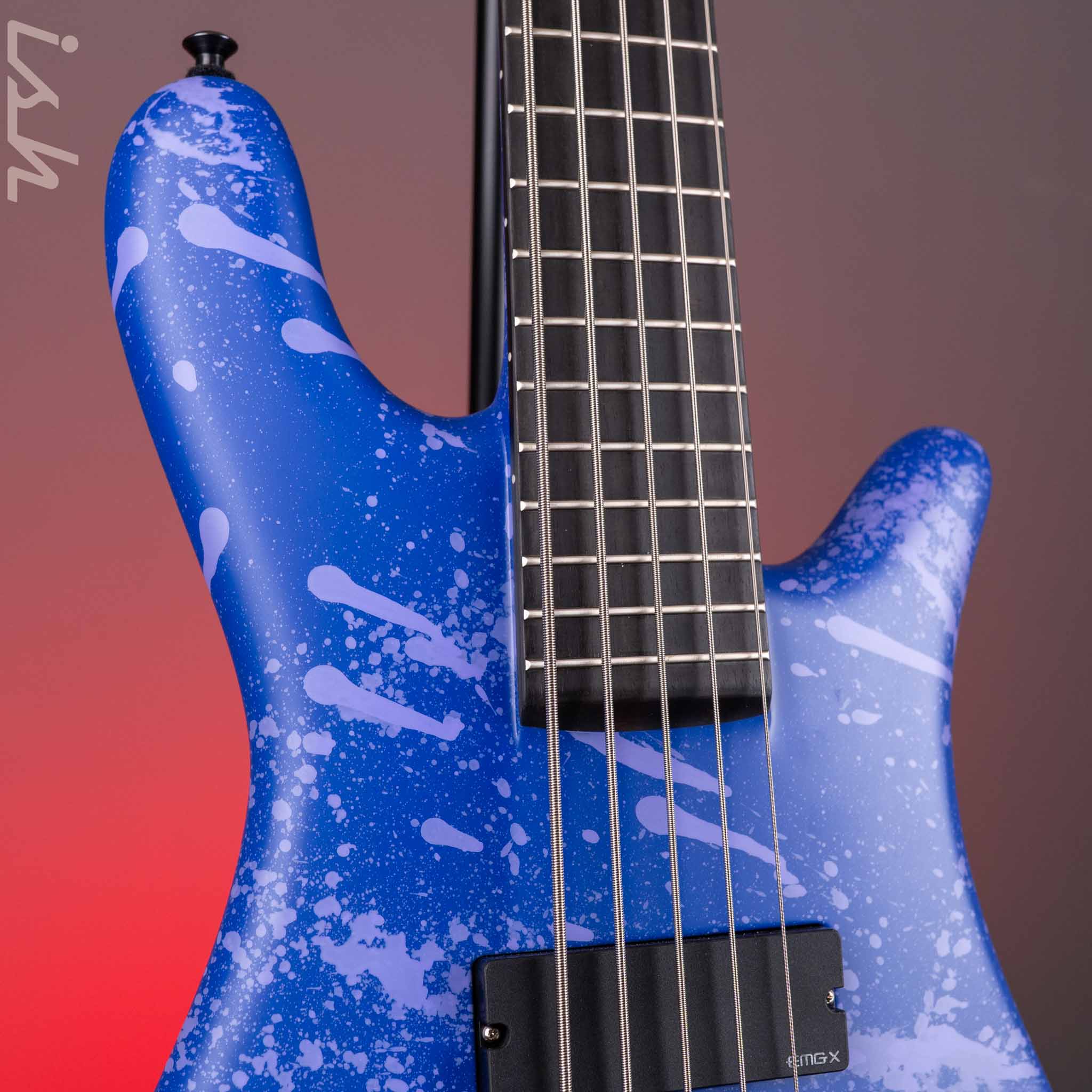 Spector USA NS-5 Matte Purple w/ Pink Drip - Image 4