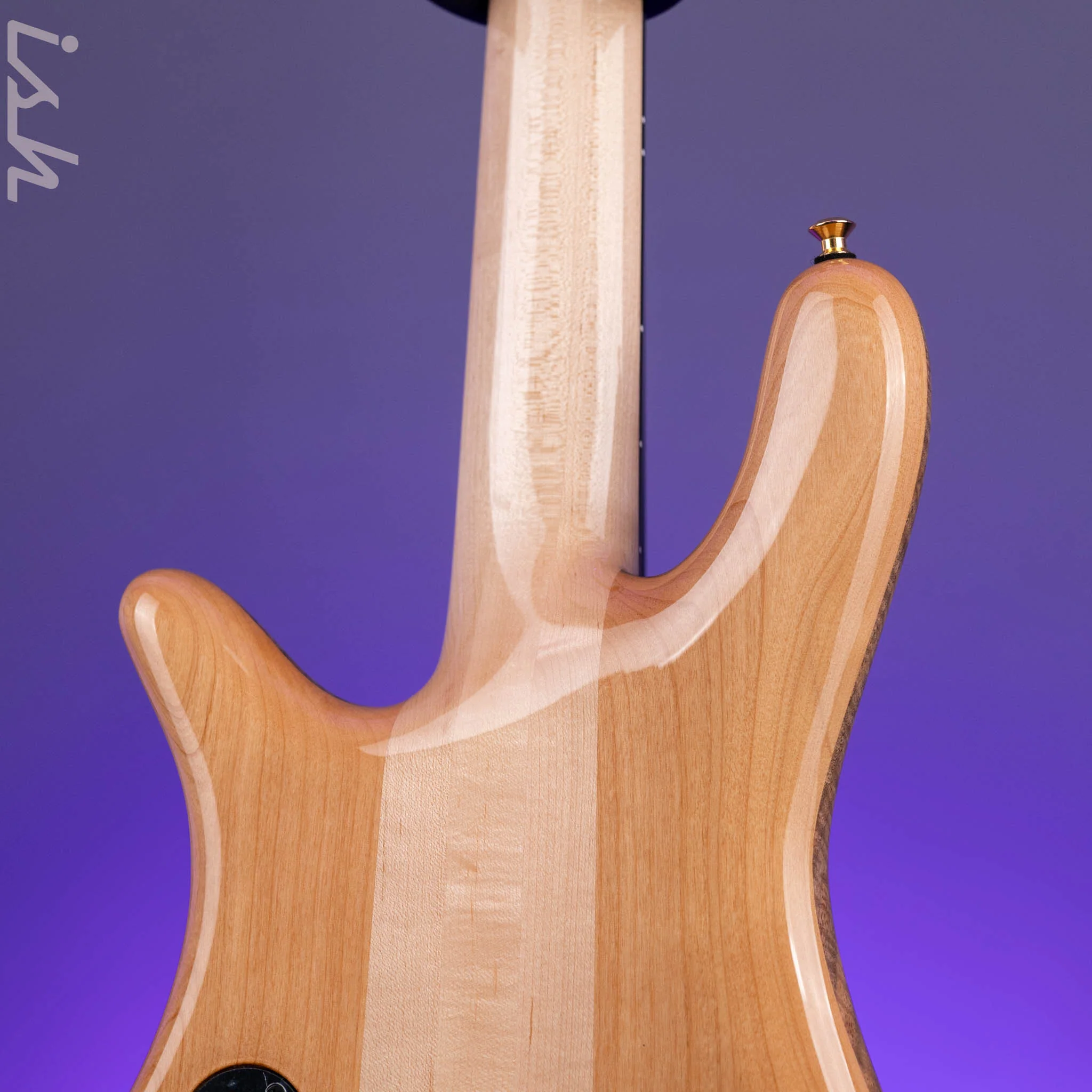 Spector USA NS-5XL 5-String Bass Natural Figured Walnut Demo - Image 8
