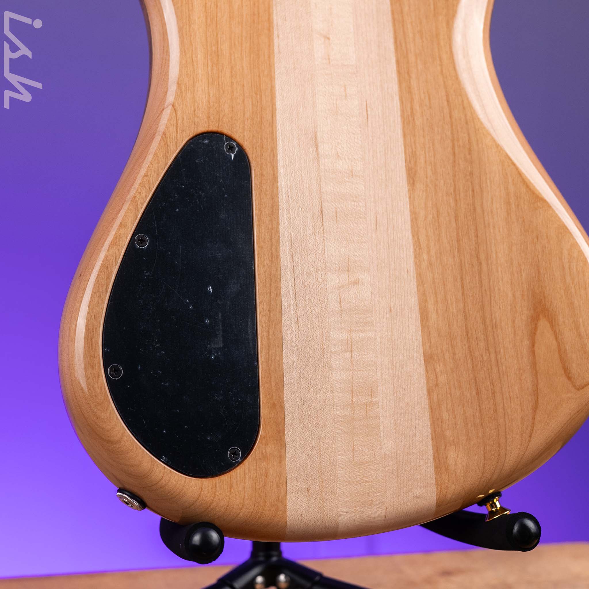 Spector USA NS-5XL 5-String Bass Natural Figured Walnut Demo - Image 9