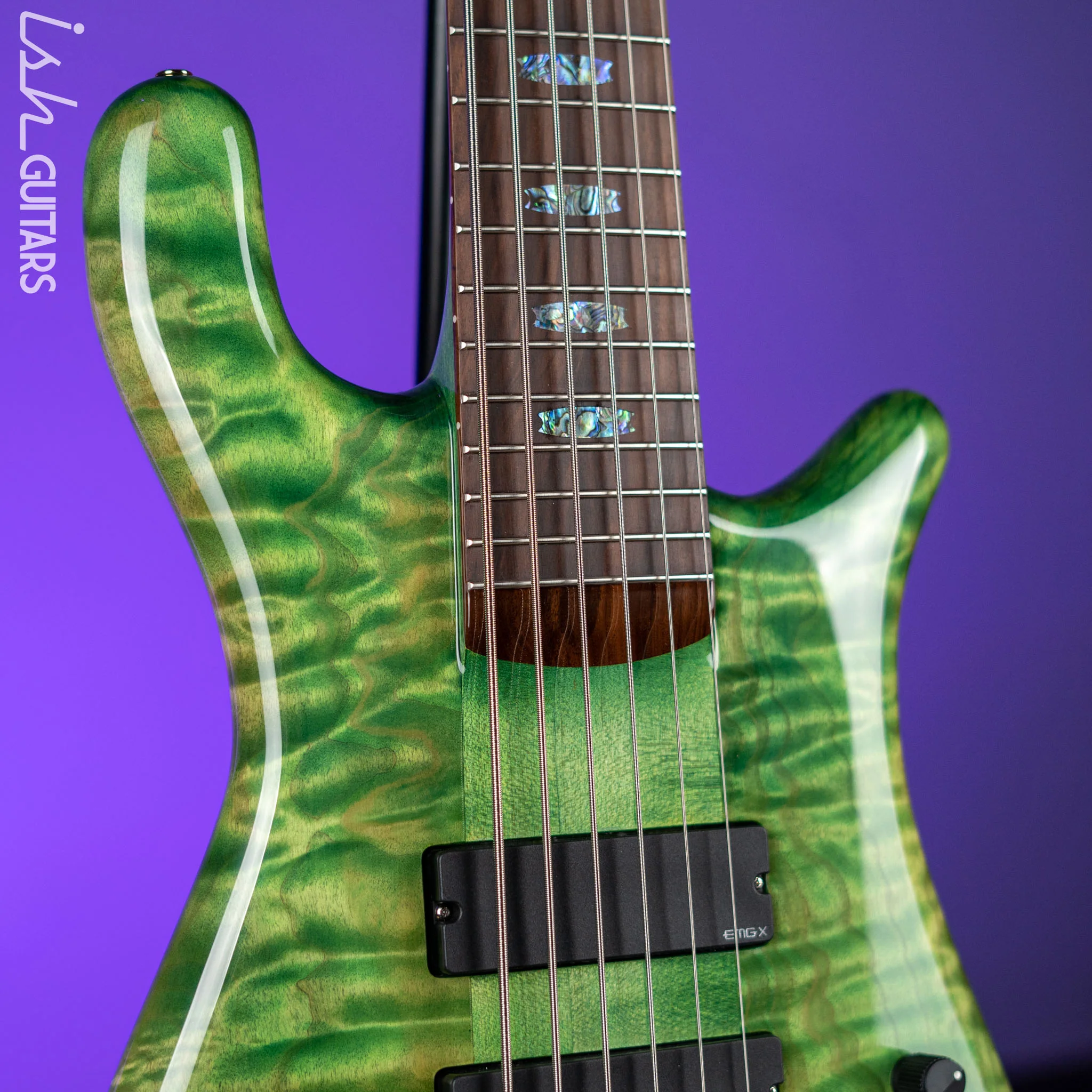 Spector USA NS-6 6-String Bass Blue Green Algae - Image 3