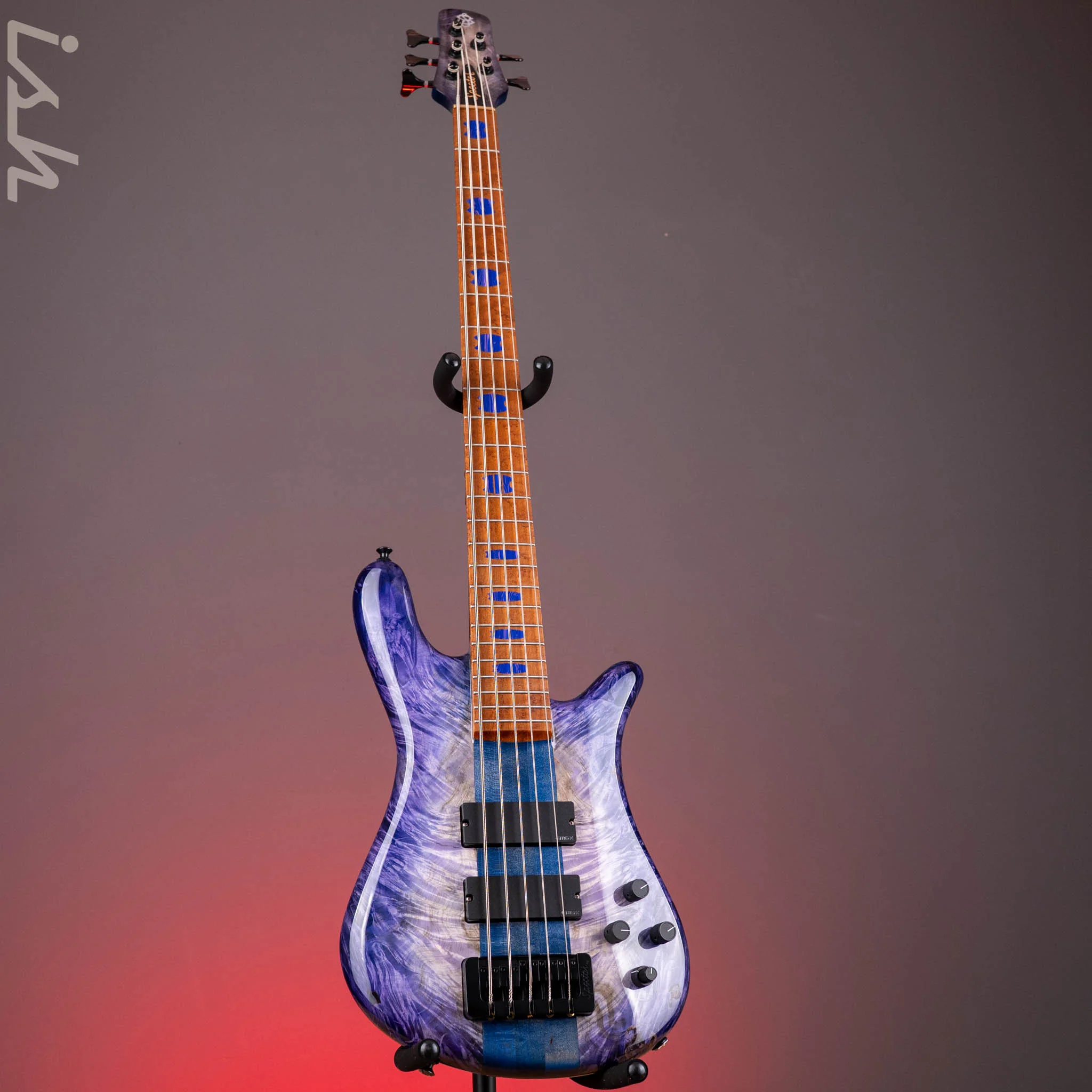 Spector USA Woodstock Era NS-5 Custom Purple Burst w/ Blue Back NAMM 2026 - Image 2