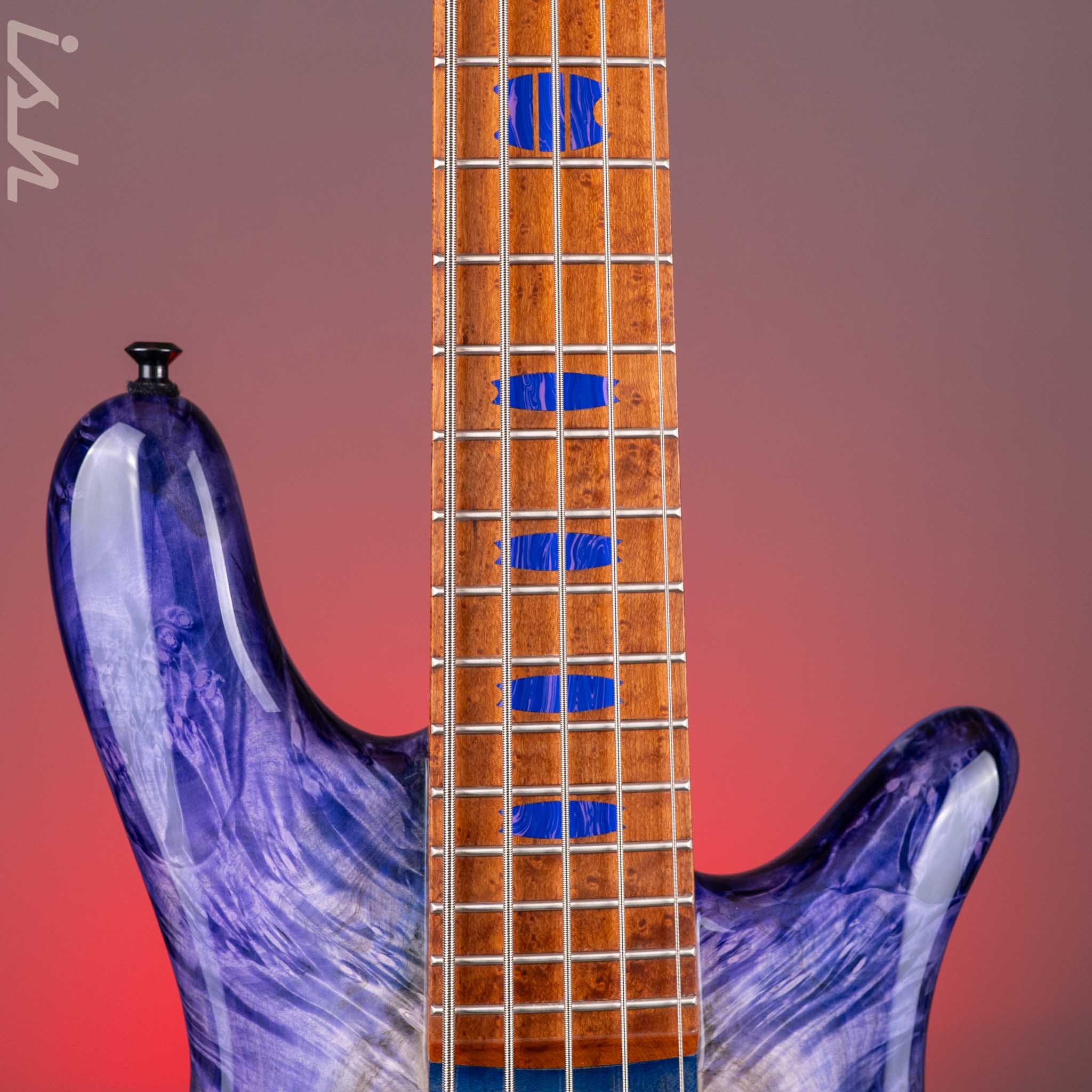 Spector USA Woodstock Era NS-5 Custom Purple Burst w/ Blue Back NAMM 2026 - Image 6