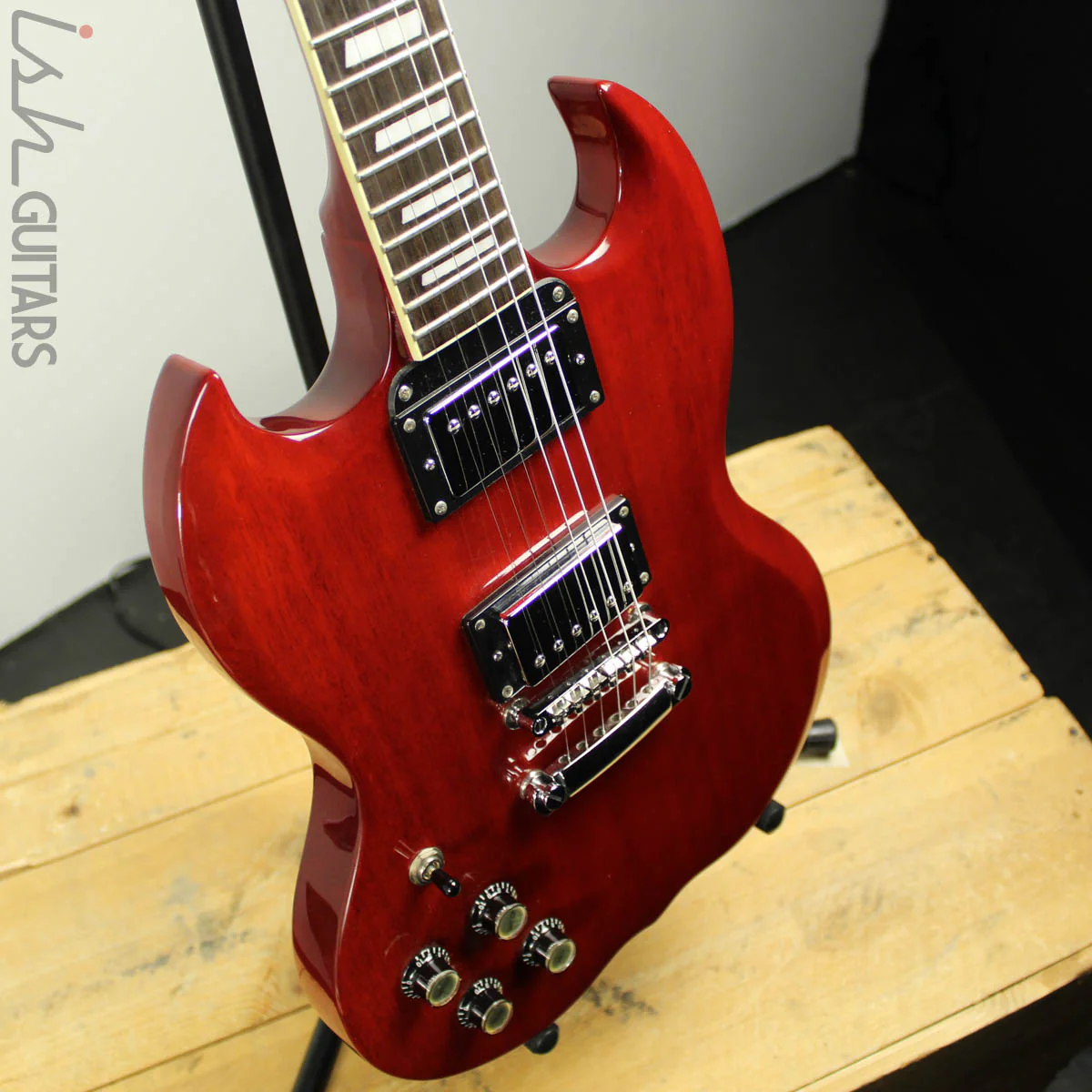 Stagg G-300 LH Cherry Red - Image 6