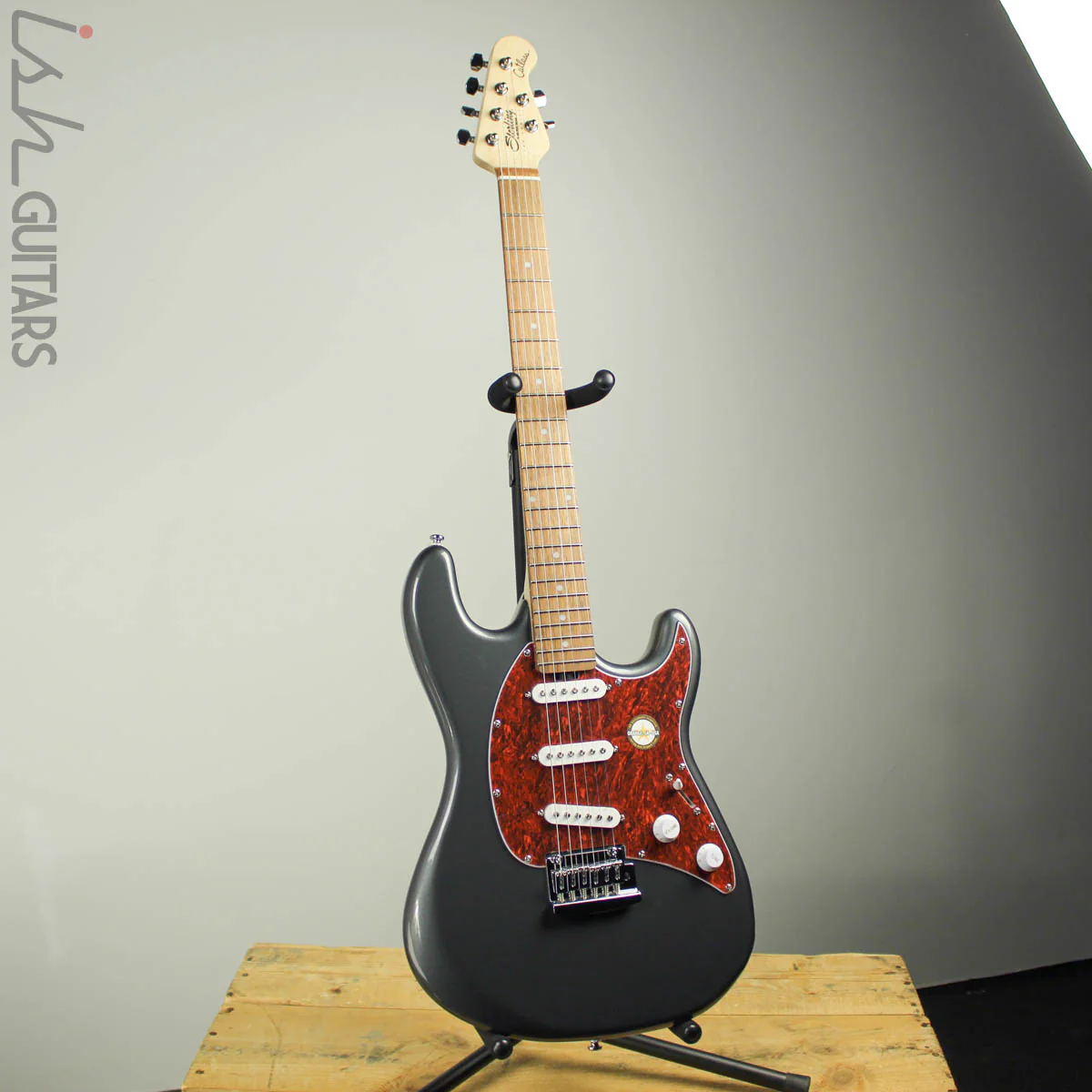 Sterling by Music Man Cutlass Charcoal Frost SSS - Image 2