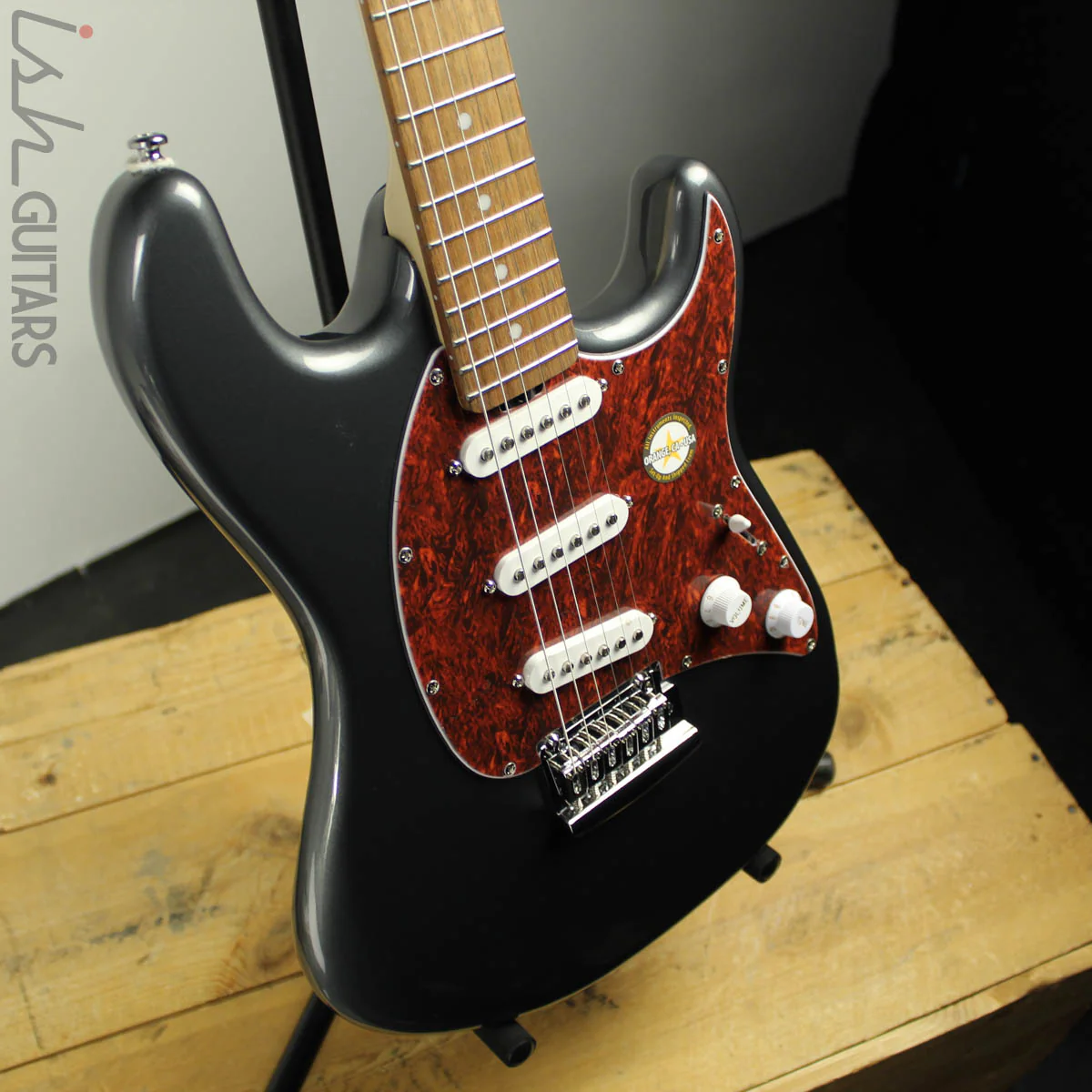 Sterling by Music Man Cutlass Charcoal Frost SSS - Image 6