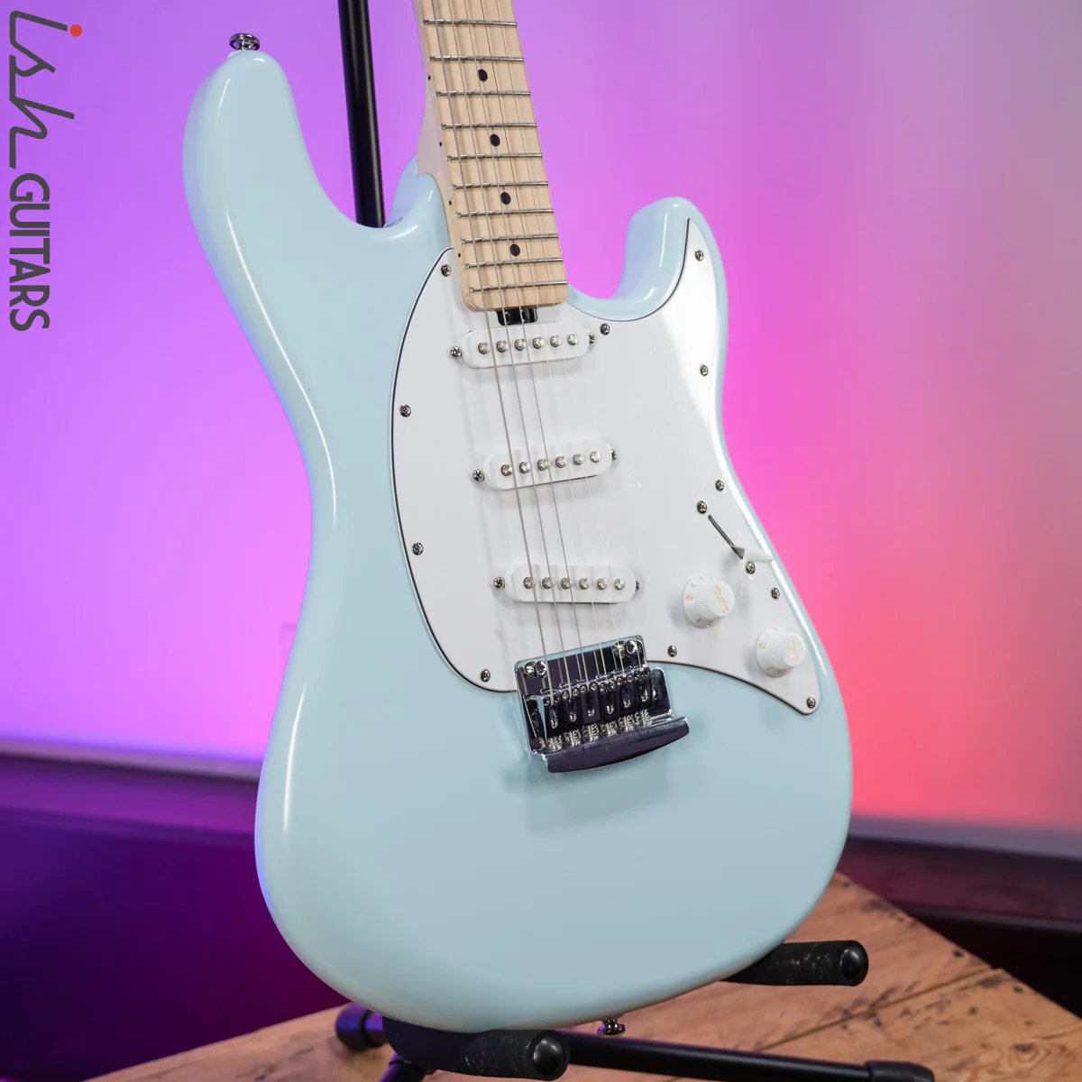 Sterling by Music Man Cutlass SSS Daphne Blue - Image 5