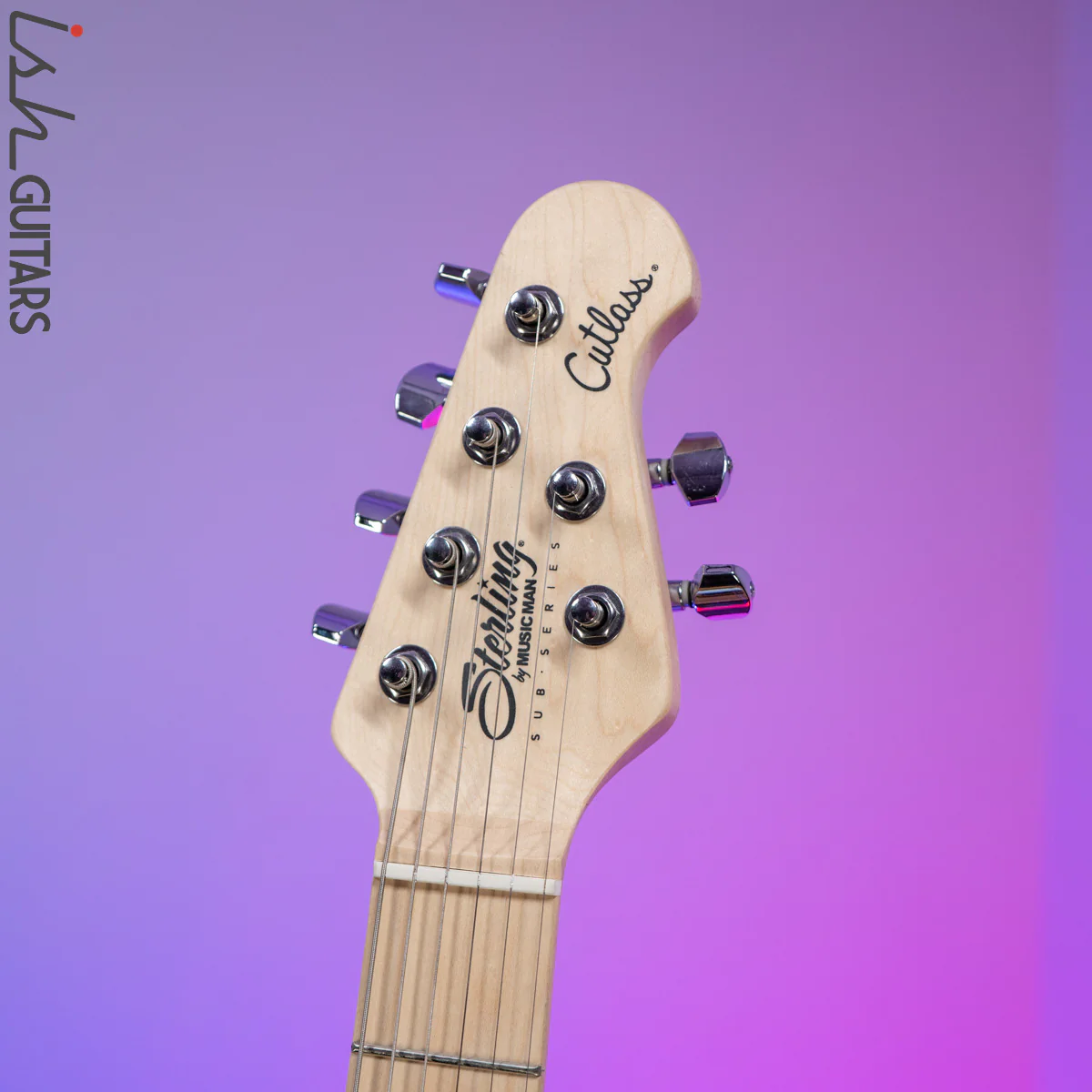 Sterling by Music Man Cutlass SSS Daphne Blue - Image 7