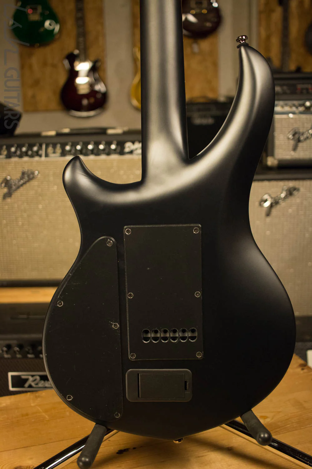 Sterling by Music Man MAJ100-ICR John Petrucci Signature Series Majesty Electric Guitar Stealth Black - Image 7