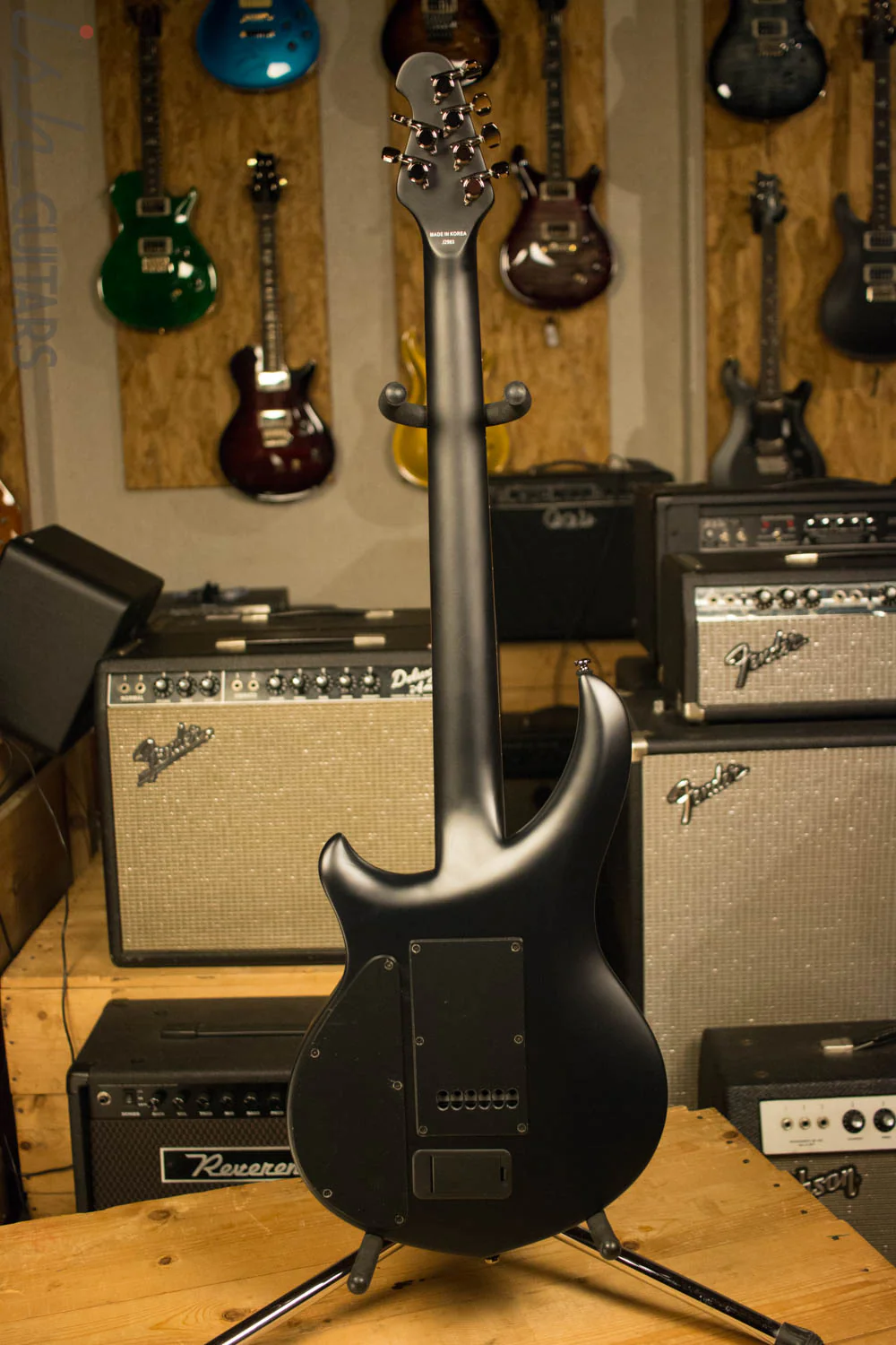 Sterling by Music Man MAJ100-ICR John Petrucci Signature Series Majesty Electric Guitar Stealth Black - Image 8