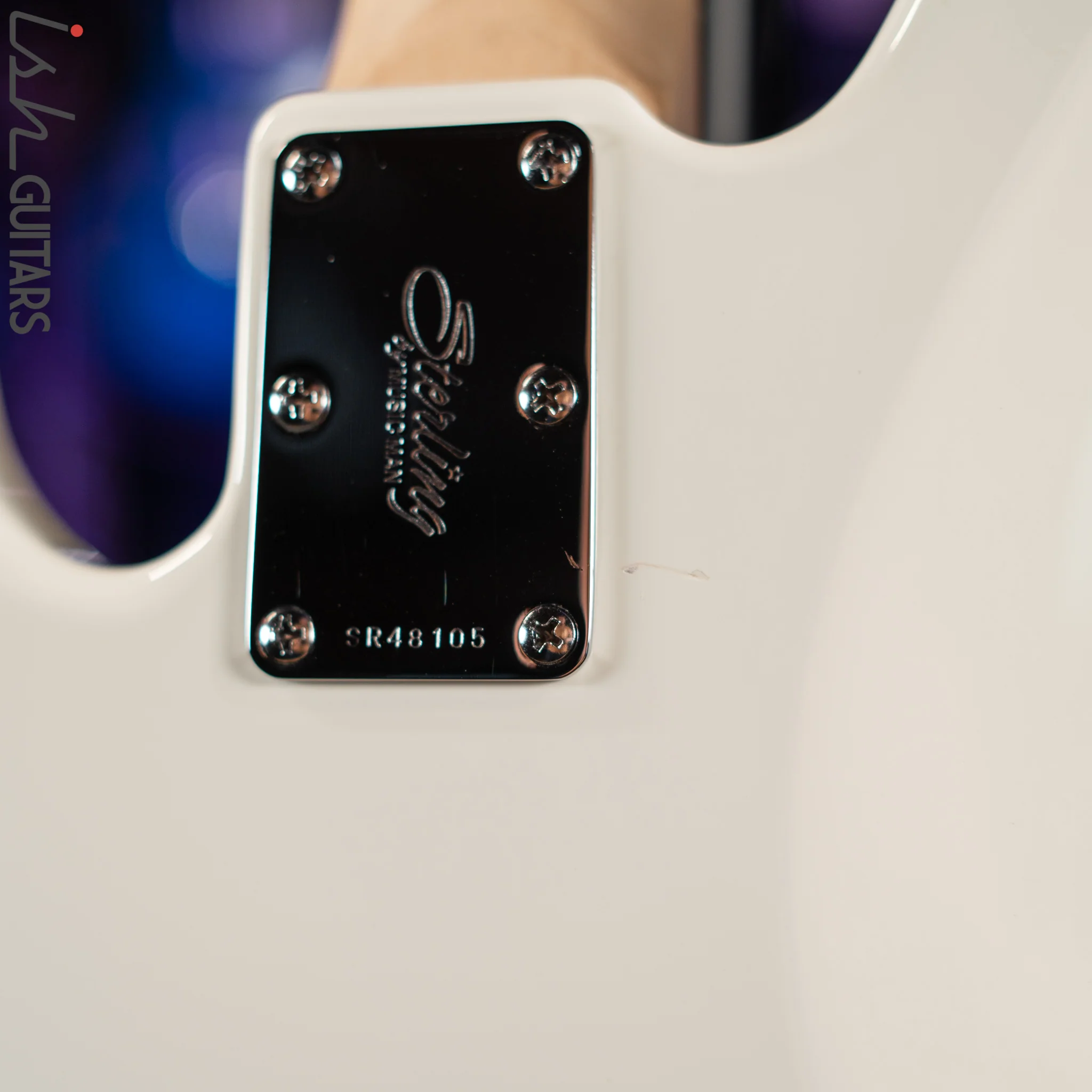 Sterling by Music Man Short Scale StingRay White - Image 11