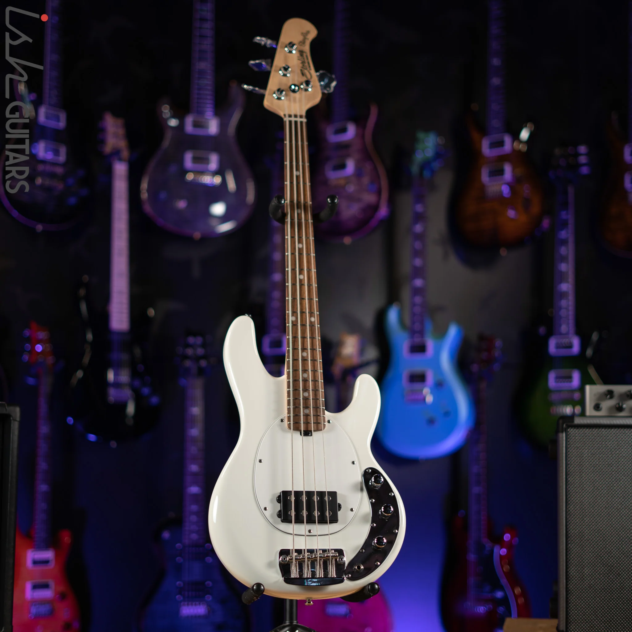 Sterling by Music Man Short Scale StingRay White - Image 2