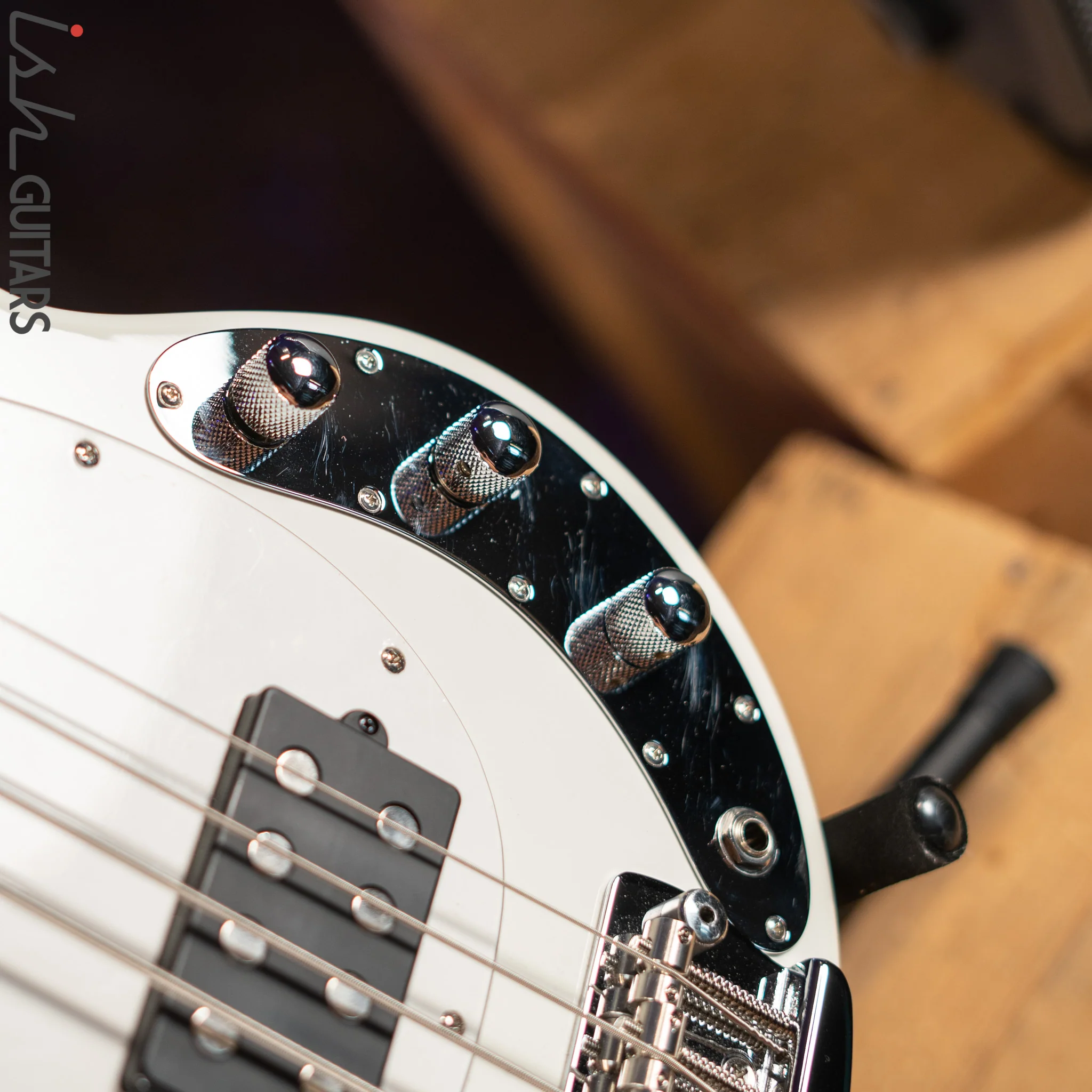 Sterling by Music Man Short Scale StingRay White - Image 6