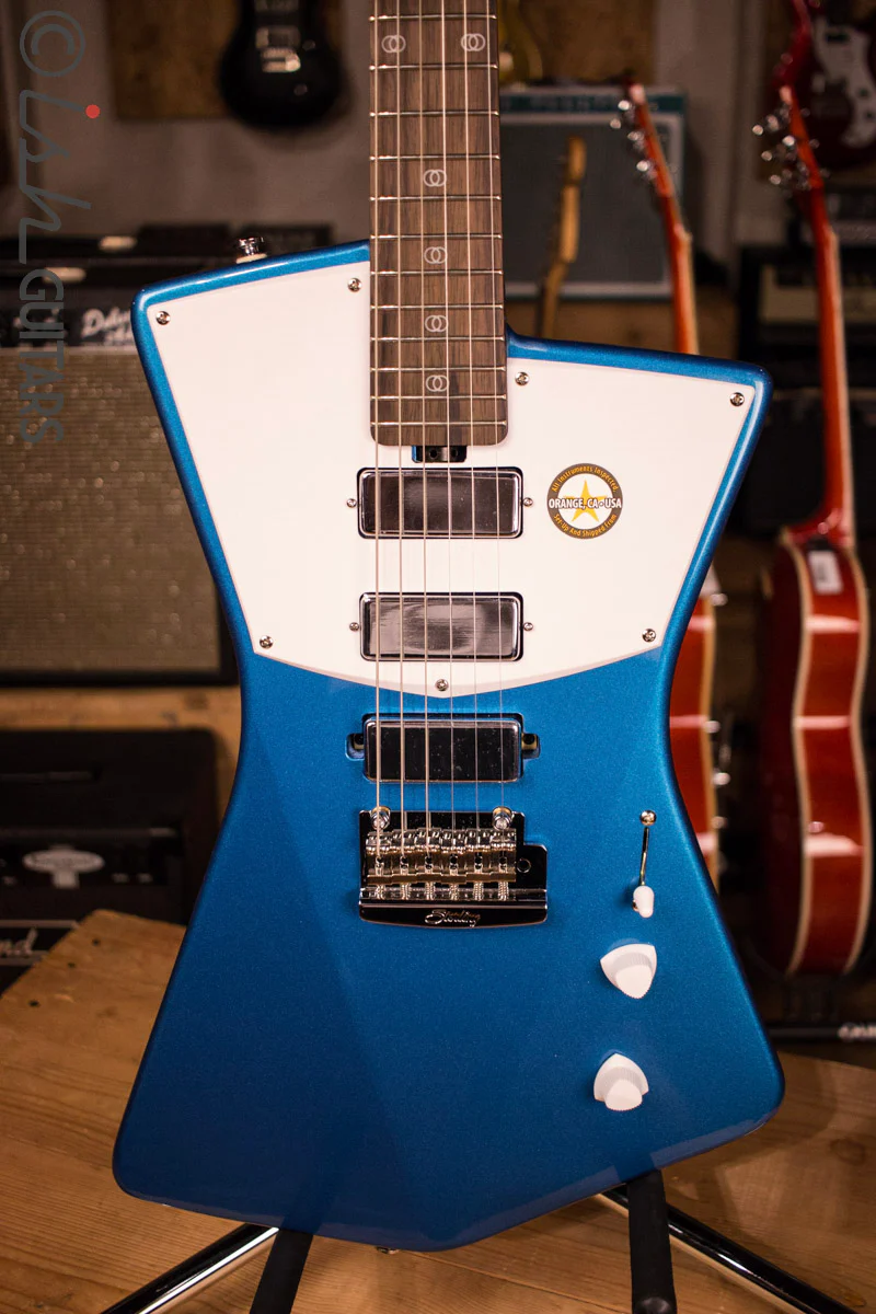 Sterling by Music Man St. Vincent Signature Series Electric Guitar Vincent Blue