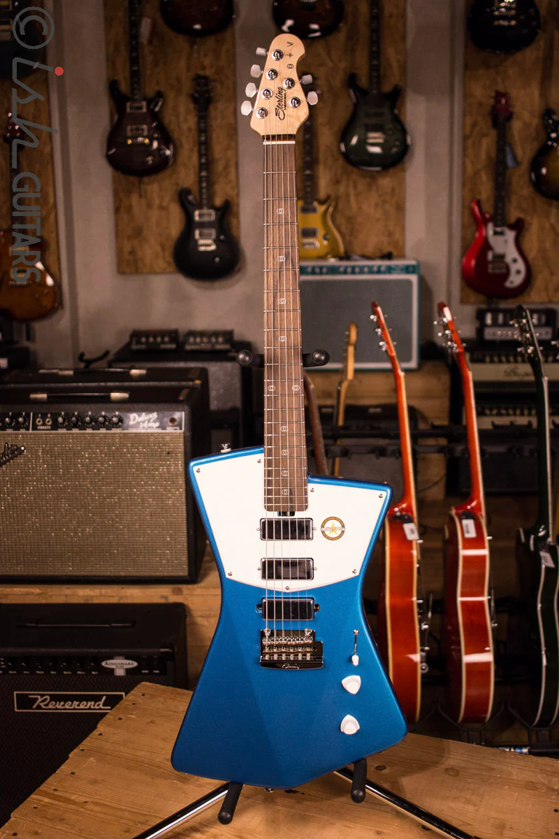 Sterling by Music Man St. Vincent Signature Series Electric Guitar Vincent Blue - Image 2