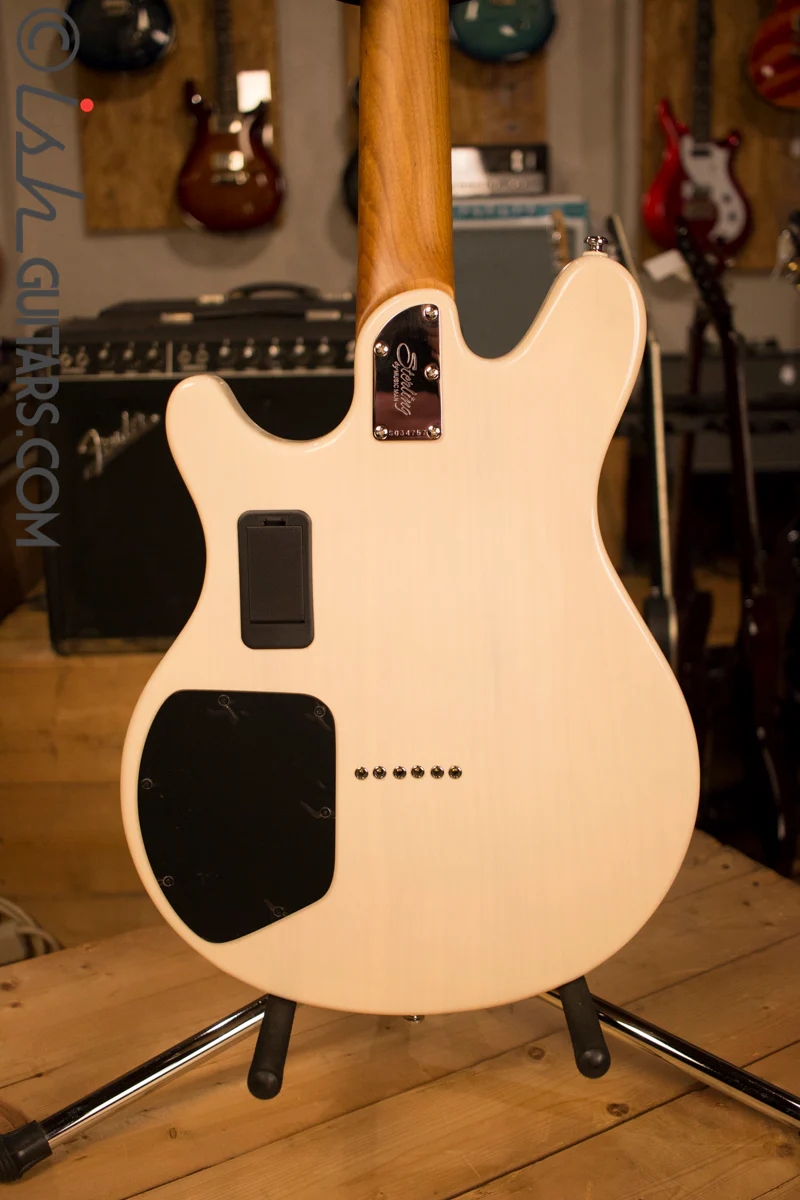 Sterling by Music Man Valentine Signature Electric Guitar Trans Buttermilk - Image 7