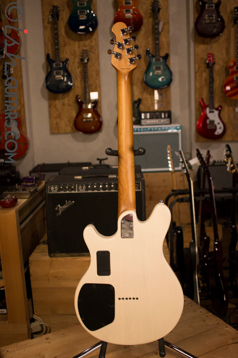 Sterling by Music Man Valentine Signature Electric Guitar Trans Buttermilk - Image 8