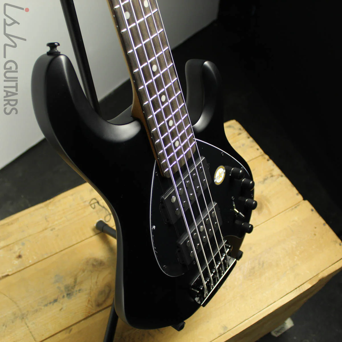 Sterling by Music Man StingRay 5 HH Stealth Black - Image 5