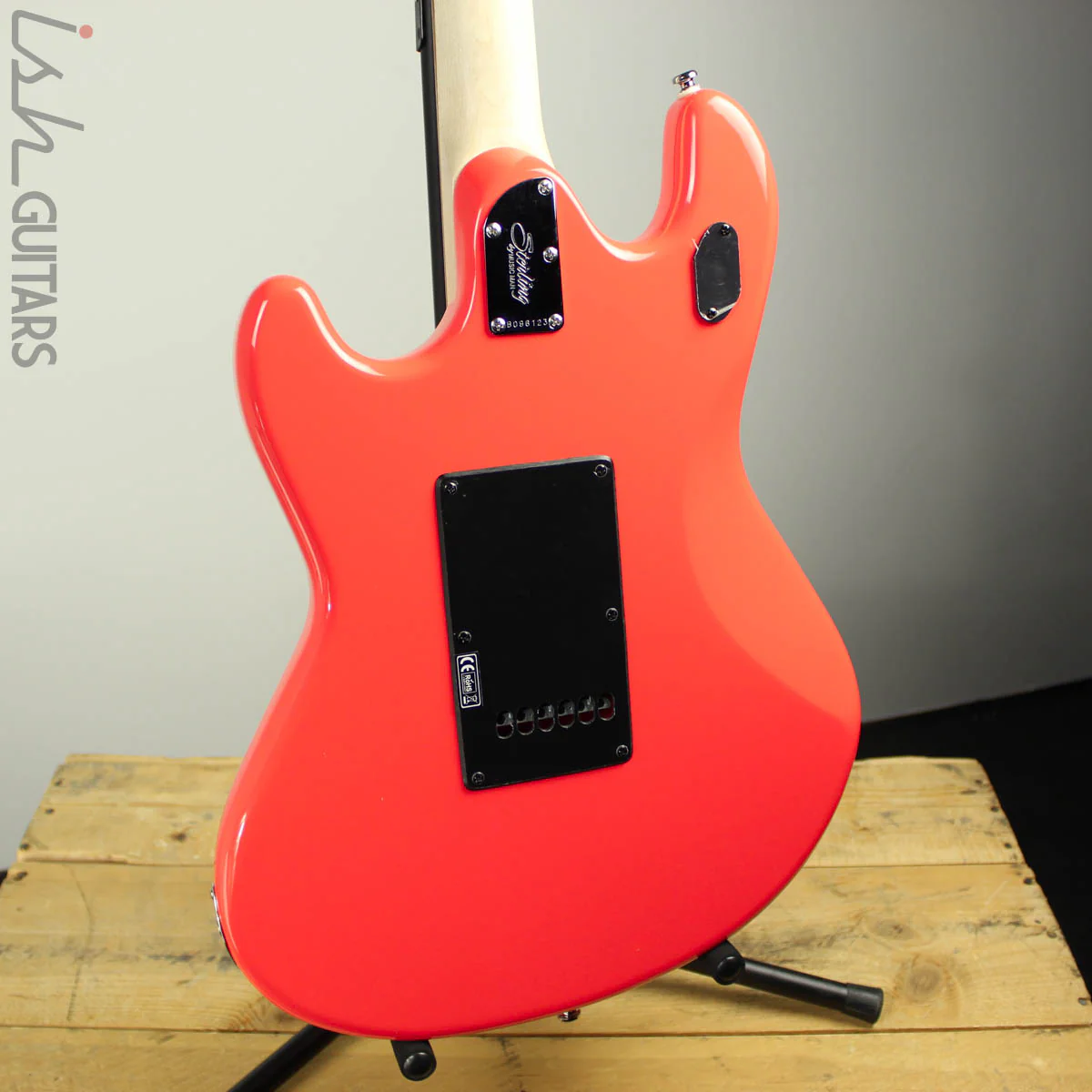 Sterling by Music Man StingRay Guitar Fiesta Red SR30 - Image 7