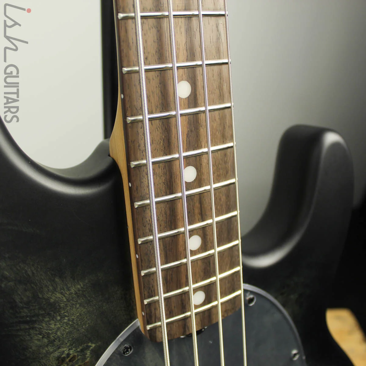 Sterling by Music Man StingRay Ray34PB Trans Black Satin w/ Bag B-STOCK - Image 6