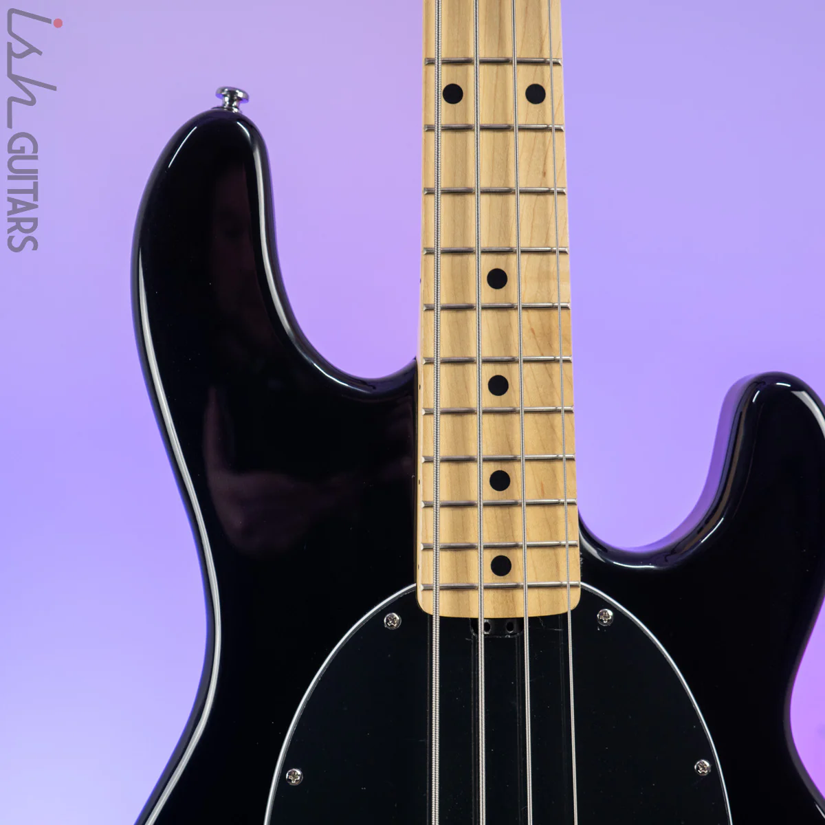 Sterling StingRay 4 String Black Bass Guitar - Image 3