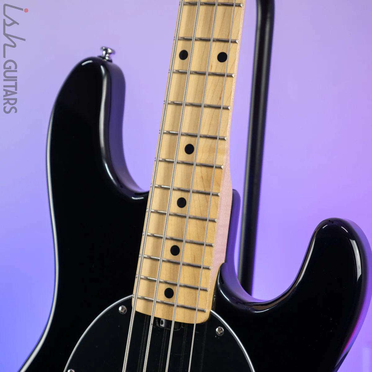 Sterling StingRay 4 String Black Bass Guitar - Image 6