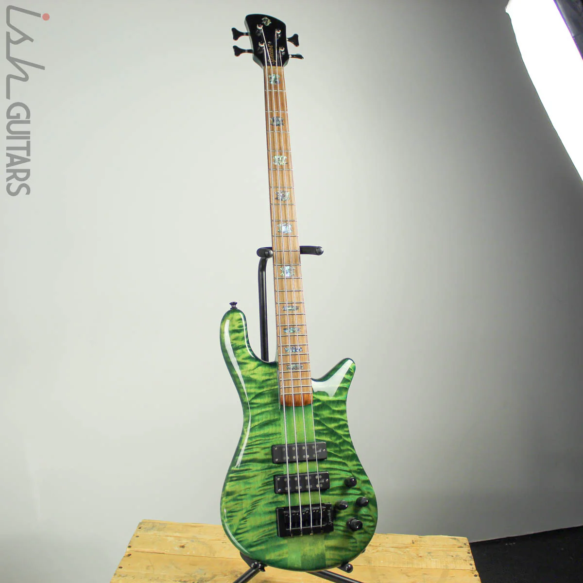 USA Spector NS-4 Custom Algae Green Helium Redwood 7.9 pounds! - Image 2