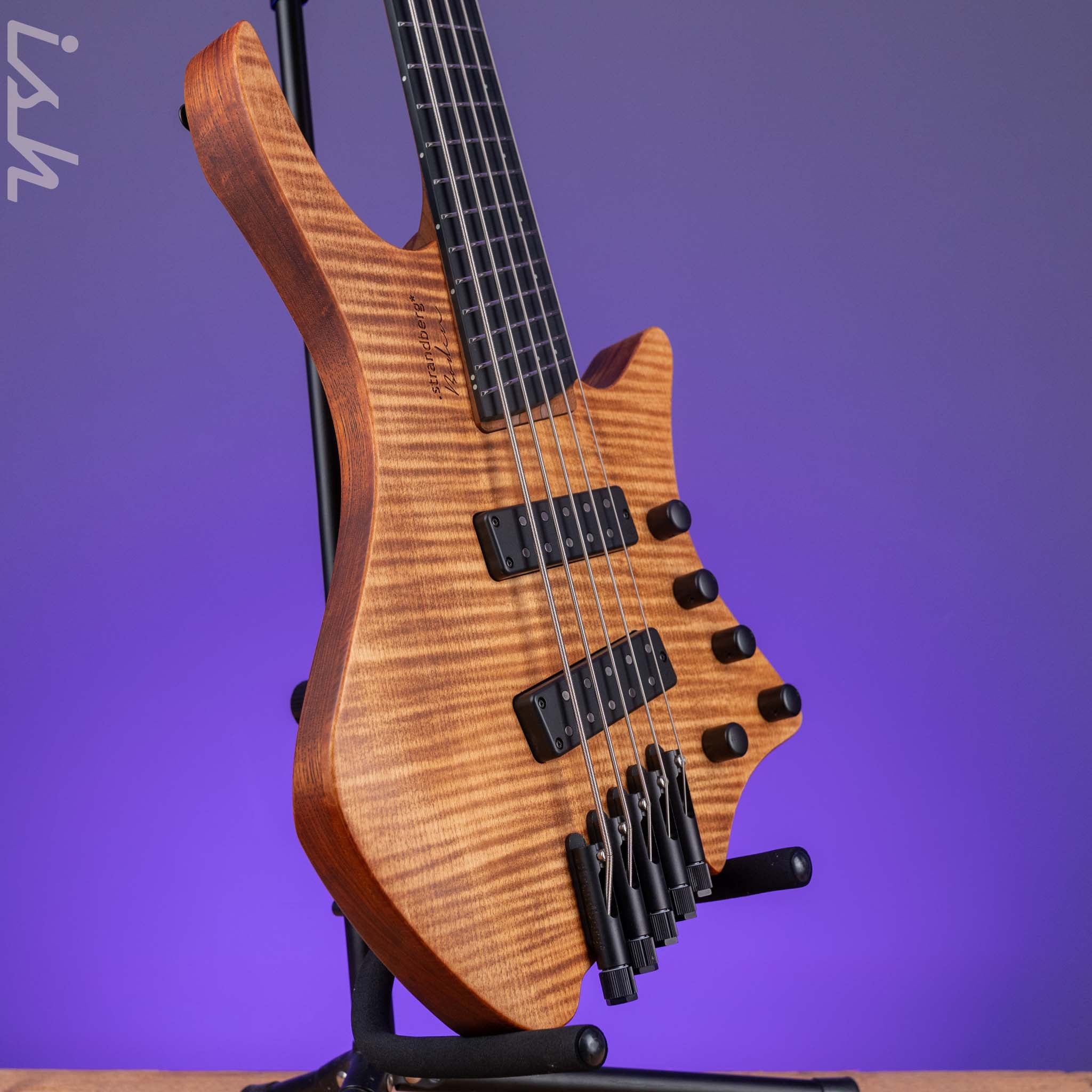 Strandberg Boden Bass Prog 5 Brown Richlite Fretboard - Image 3