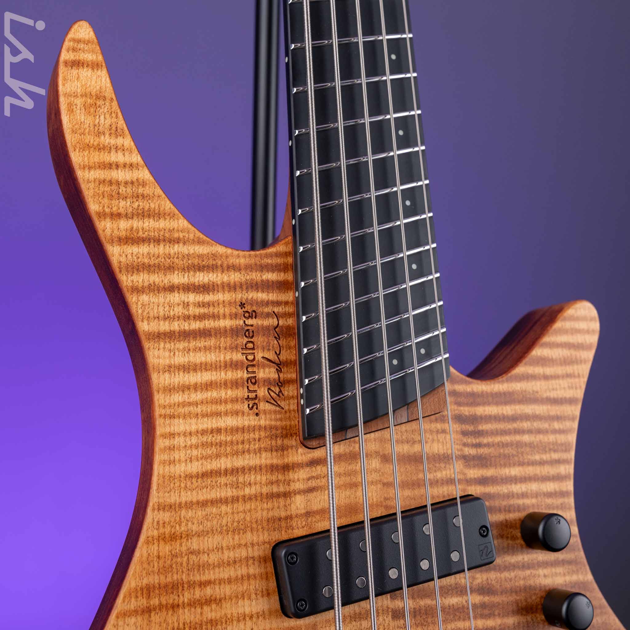 Strandberg Boden Bass Prog 5 Brown Richlite Fretboard - Image 4