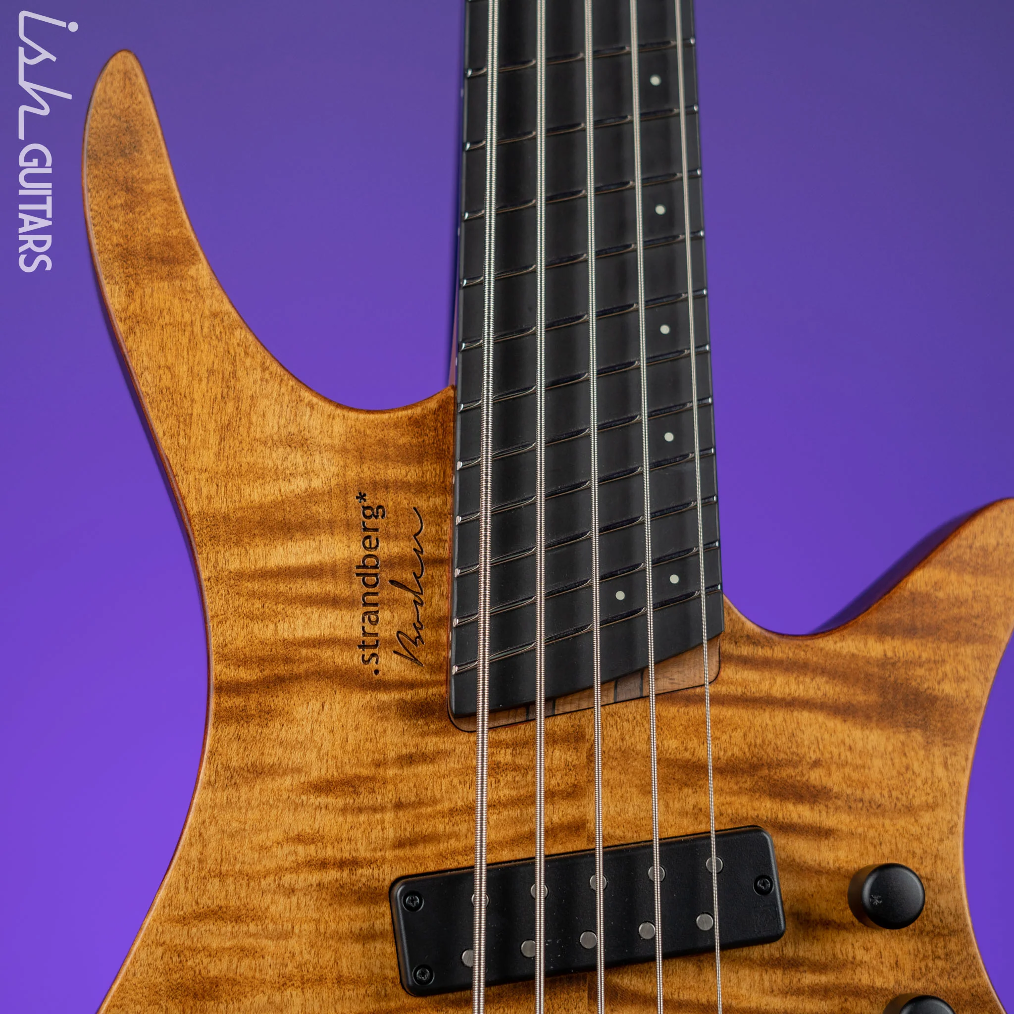 Strandberg Boden Bass Prog 5 Richlite Fretboard Brown Demo - Image 3