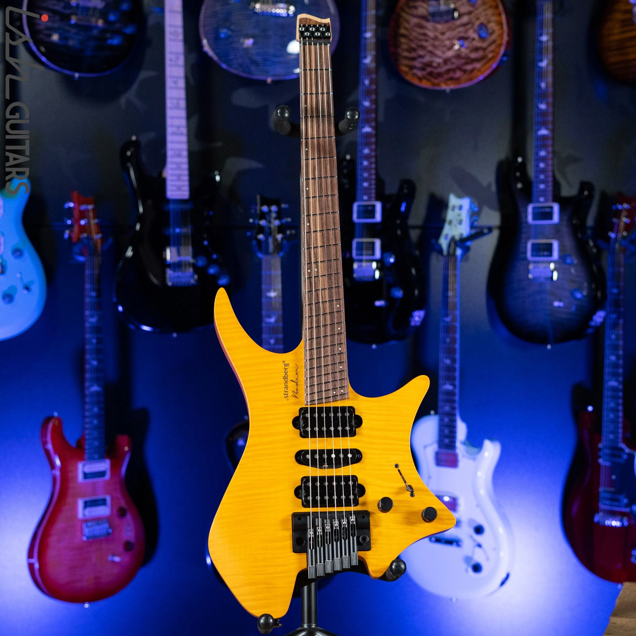 Strandberg Boden Fusion NX 6 Multiscale Headless Guitar Amber Yellow - Image 2