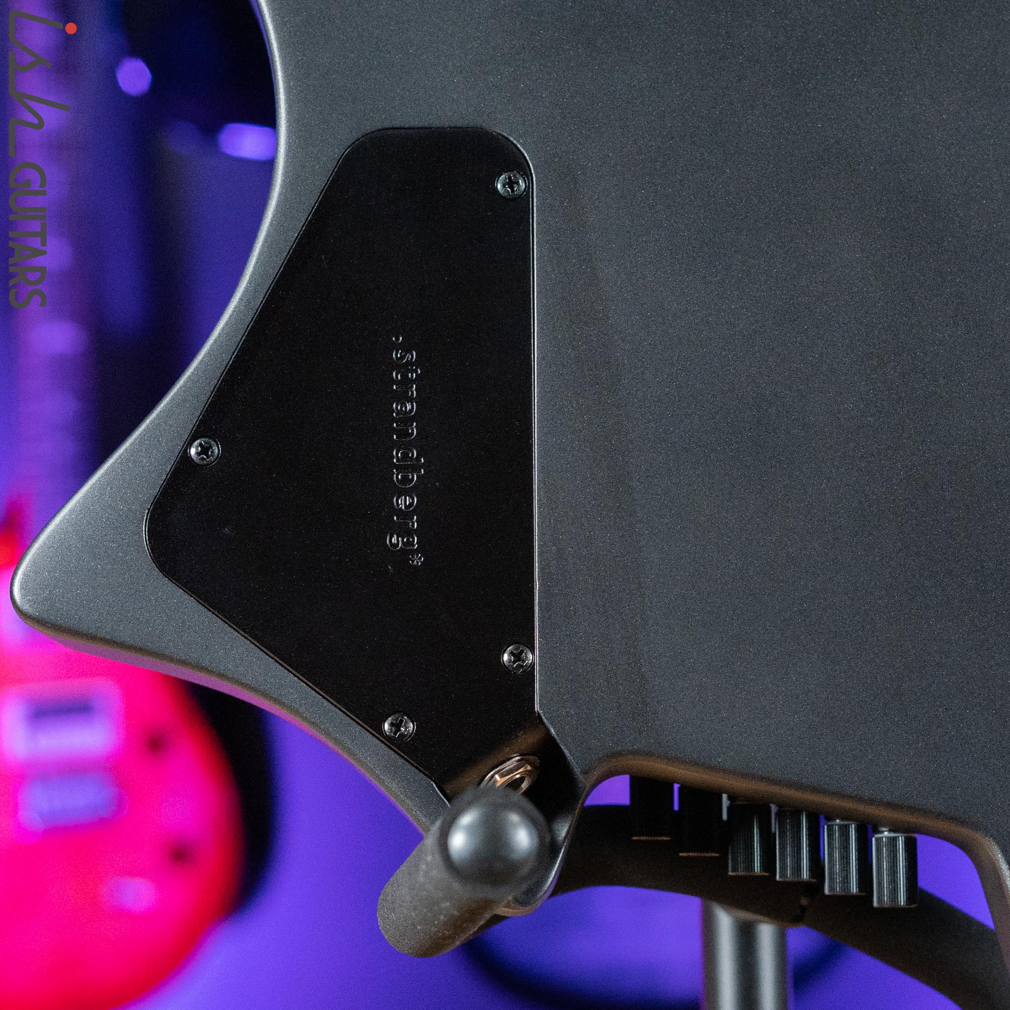 Strandberg Boden Metal NX 6 Multiscale Headless Guitar Black Granite Demo - Image 9