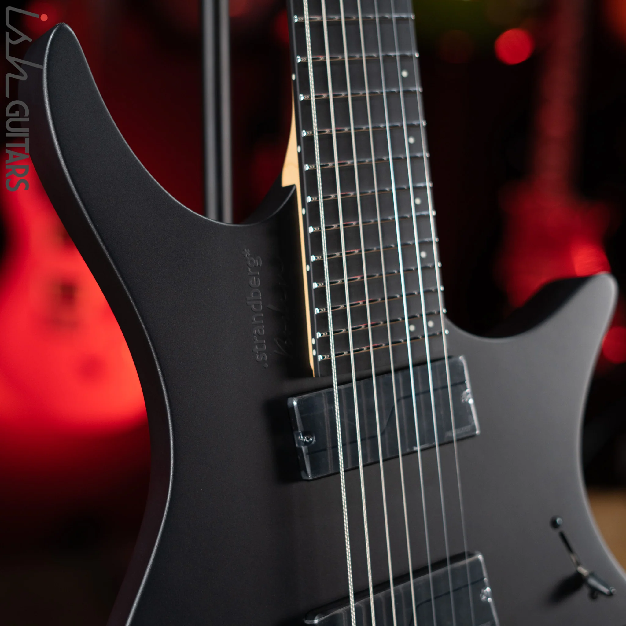 Strandberg Boden Metal NX 7 Multiscale Headless Guitar Black Granite - Image 3