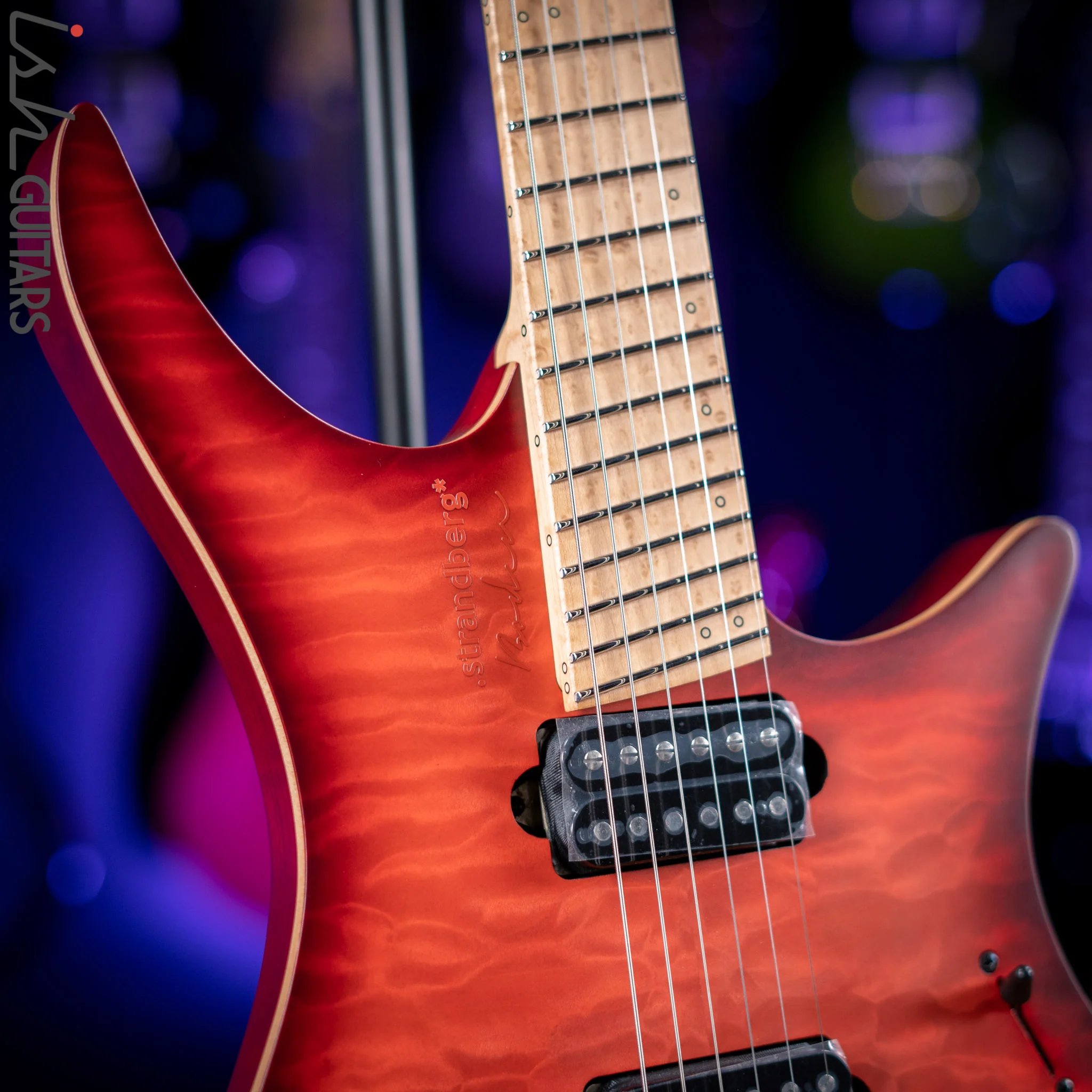 Strandberg Boden Original NX 6 Autumn Red Multi-Scale Headless Guitar - Image 3