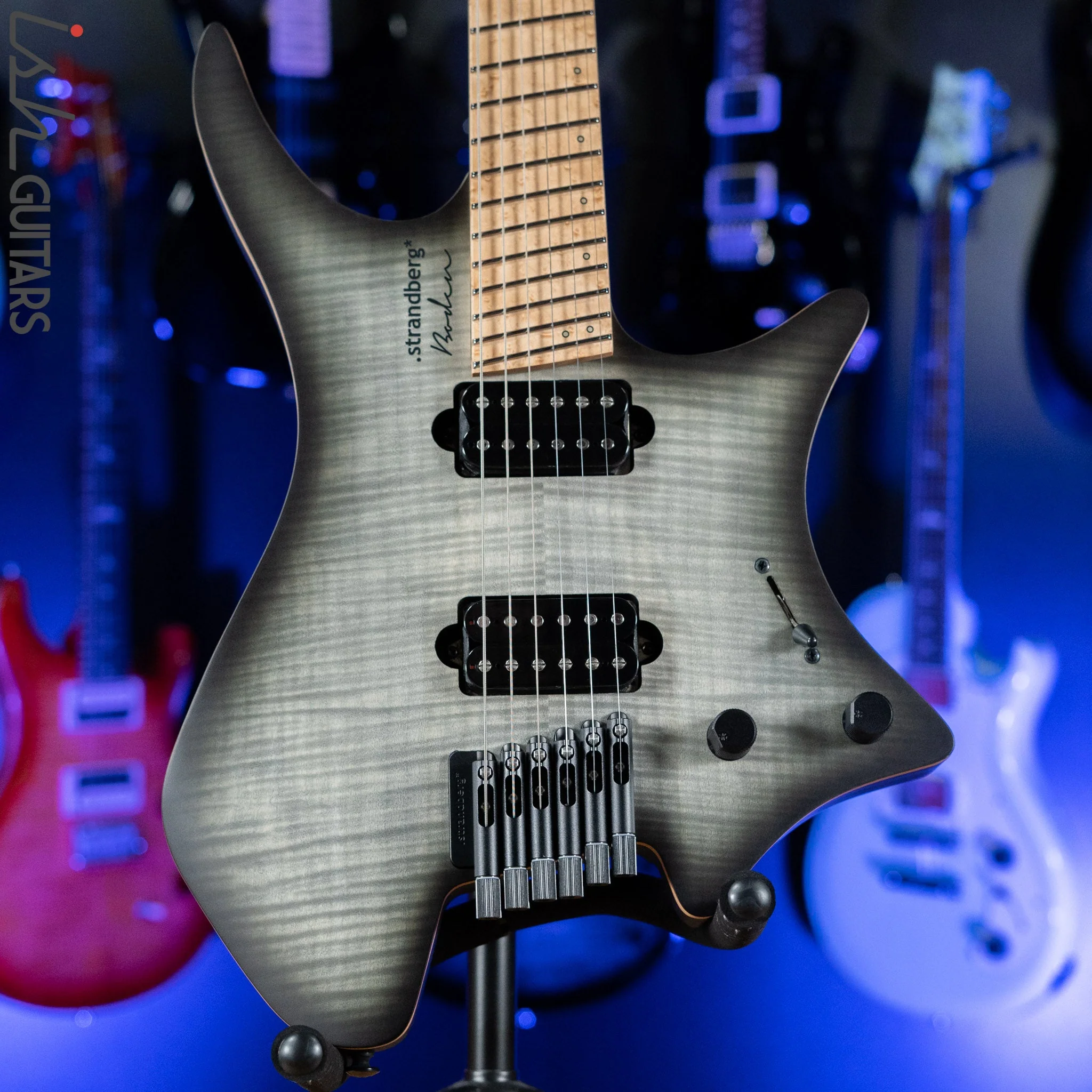 Strandberg Boden Original NX 6 Charcoal Black Multi-Scale Headless Guitar Demo