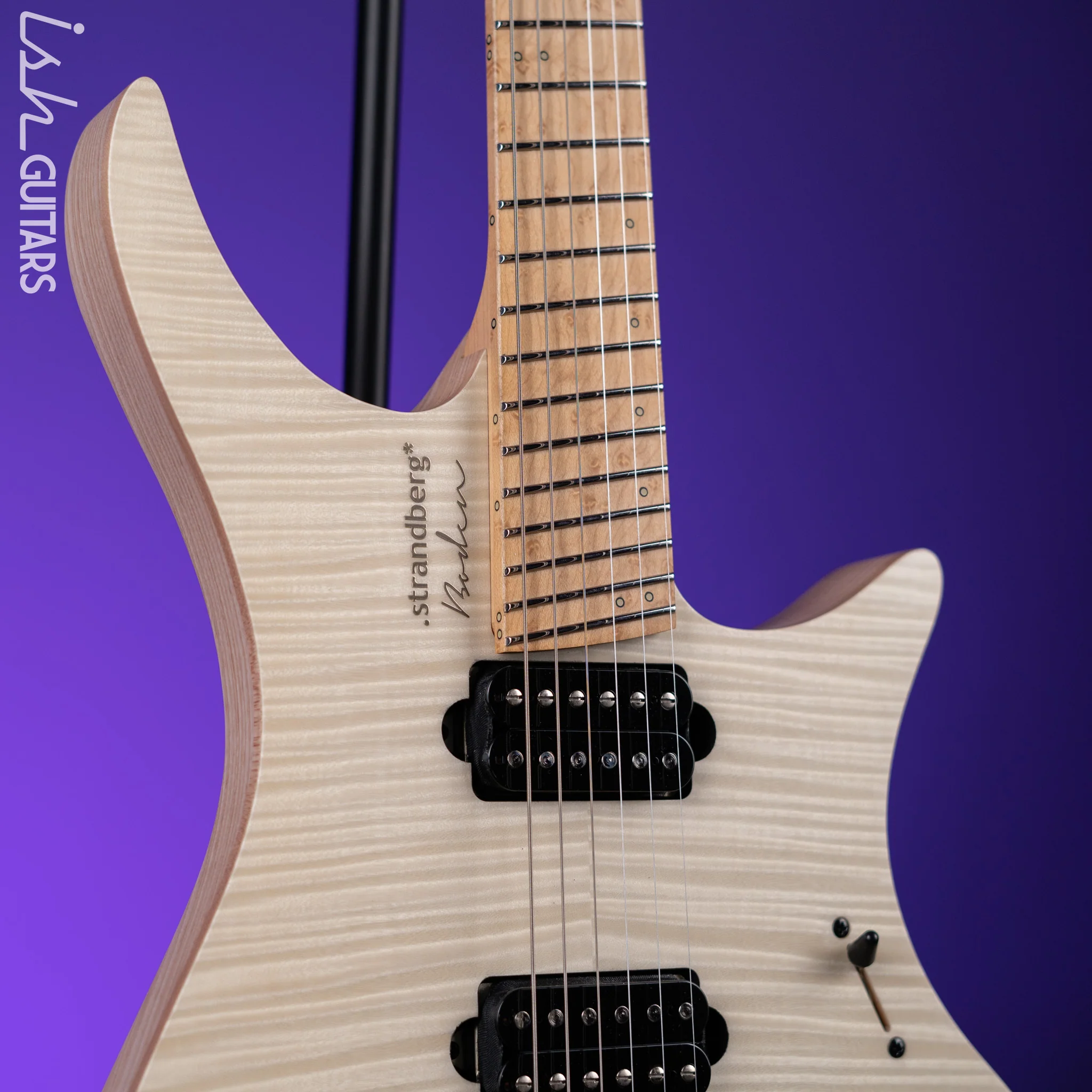 Strandberg Boden Original NX 6 Natural Flame Multi-Scale Headless Guitar - Image 3