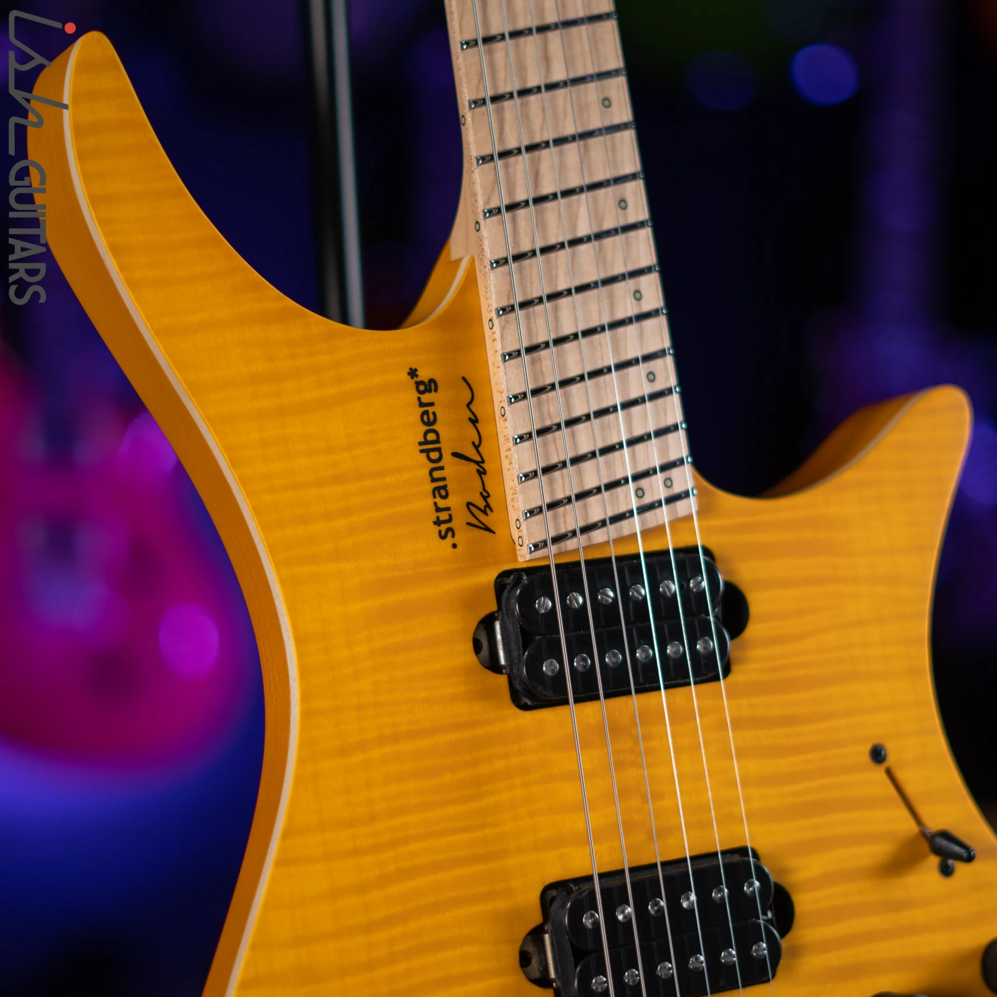 Strandberg Boden Standard NX 6 Multiscale Headless Guitar Amber - Image 3