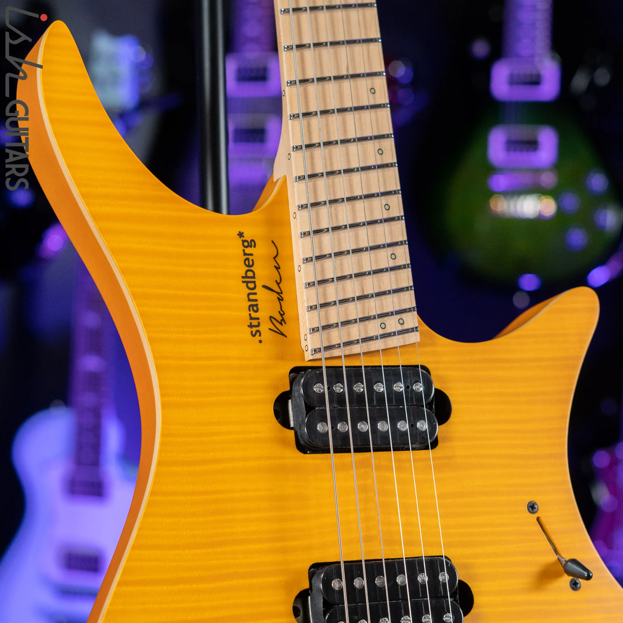 Strandberg Boden Standard NX 6 Multiscale Headless Guitar Amber - Image 3