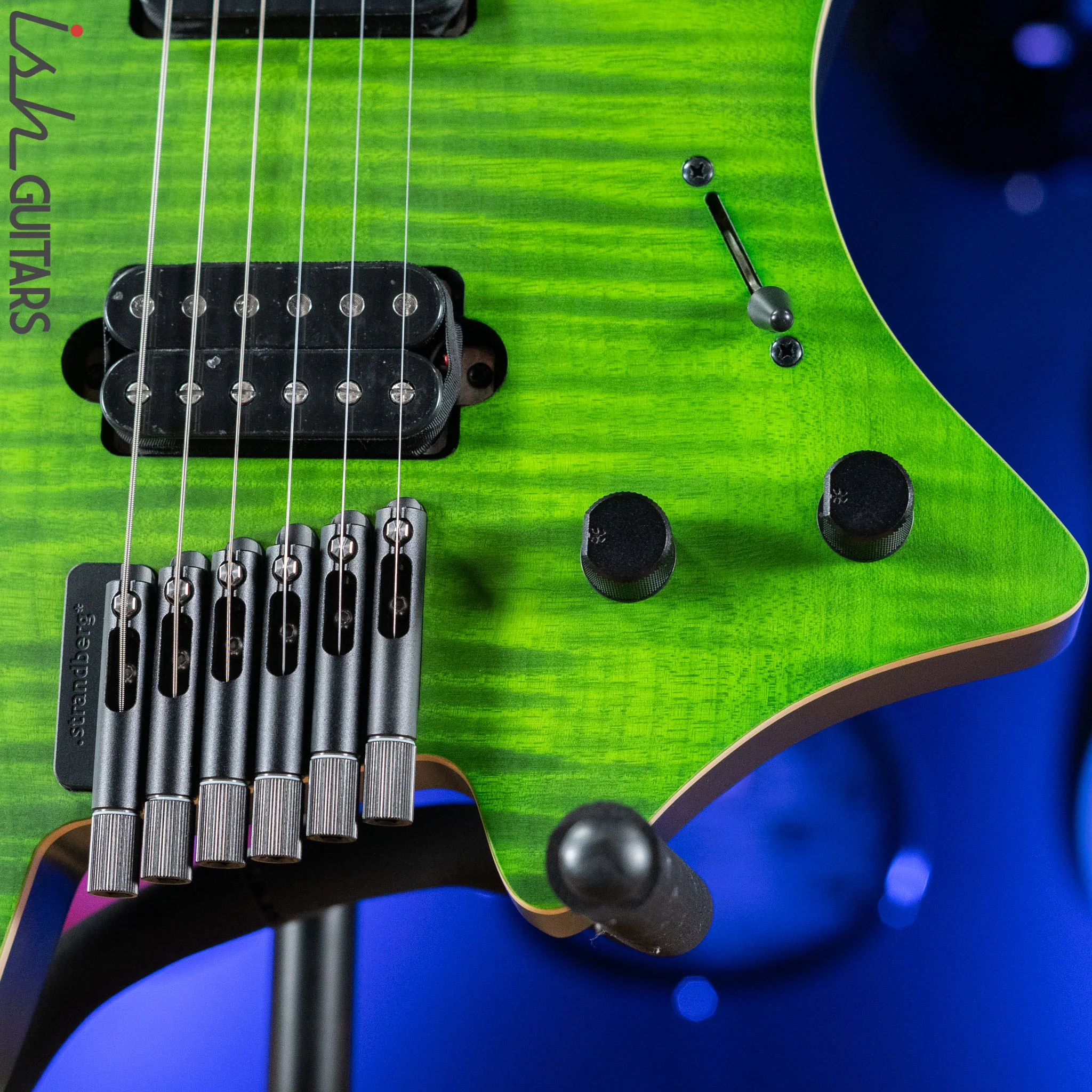 Strandberg Boden Standard NX 6 Multiscale Headless Guitar Green - Image 4