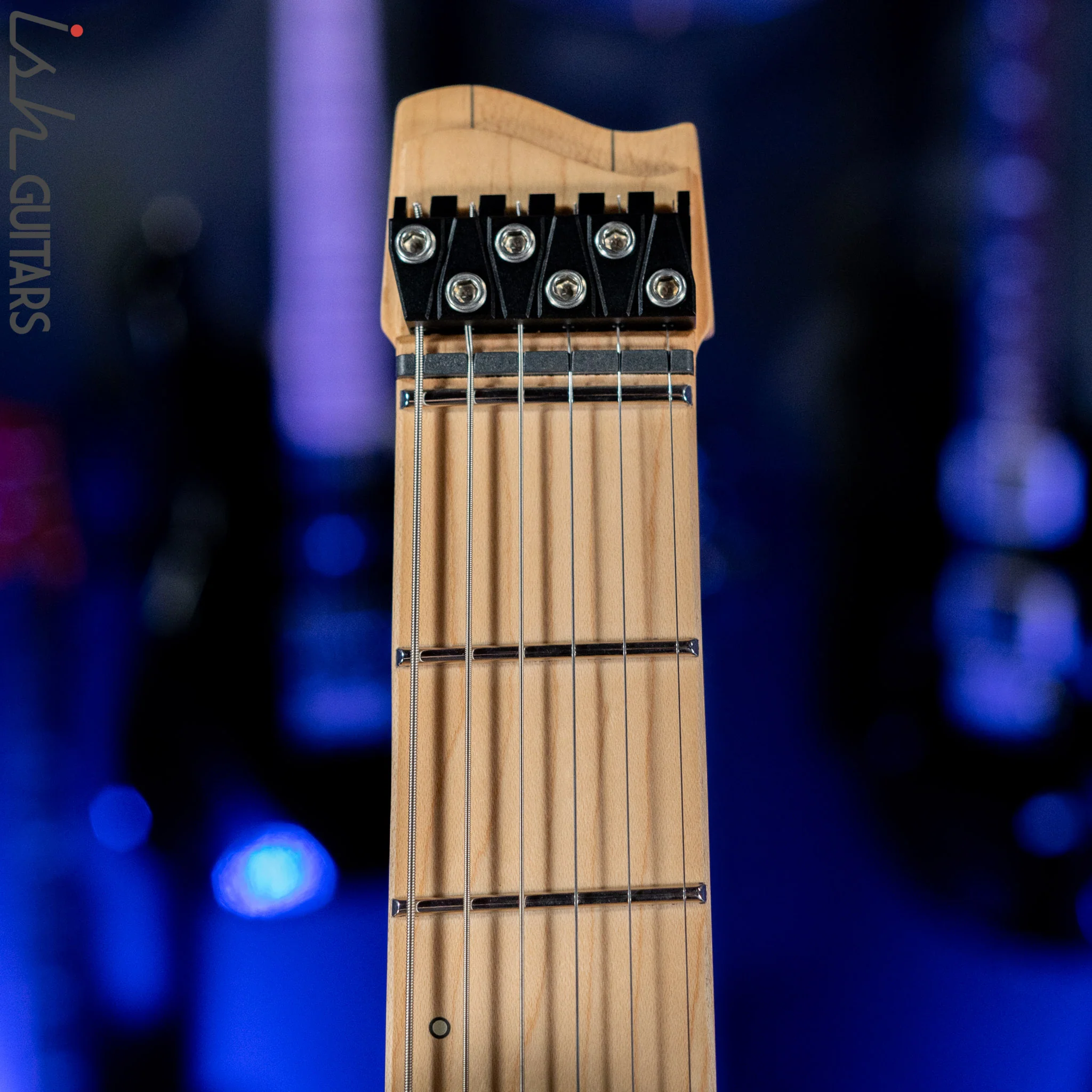 Strandberg Boden Standard NX 6 Multiscale Headless Guitar Tremolo Blue Demo - Image 5
