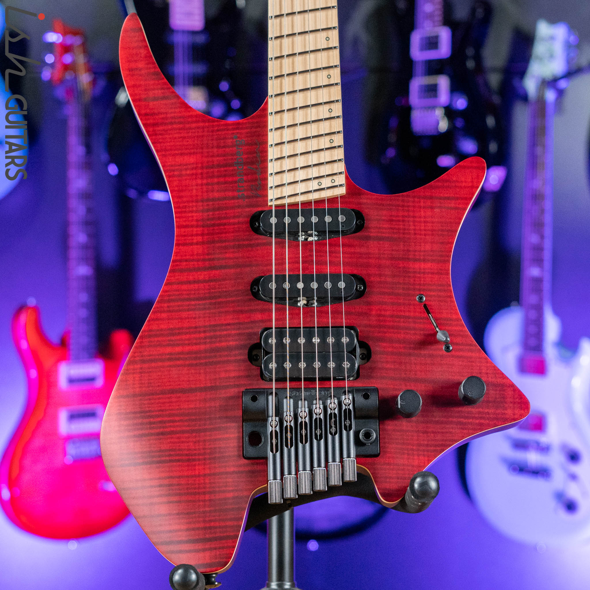 Strandberg Boden Standard NX 6 Multiscale Headless Guitar Tremolo Red