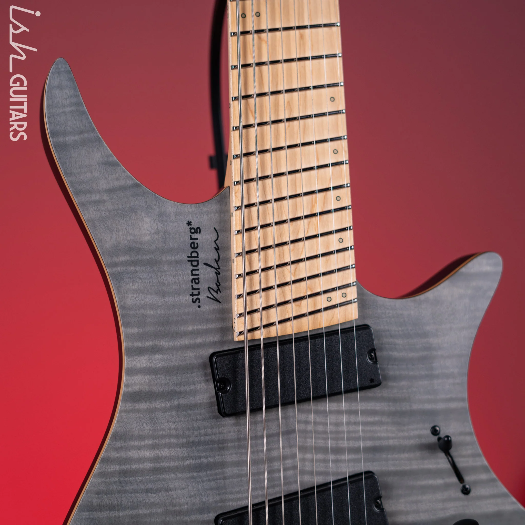 Strandberg Boden Standard NX 8 Multiscale Headless Guitar Charcoal - Image 3