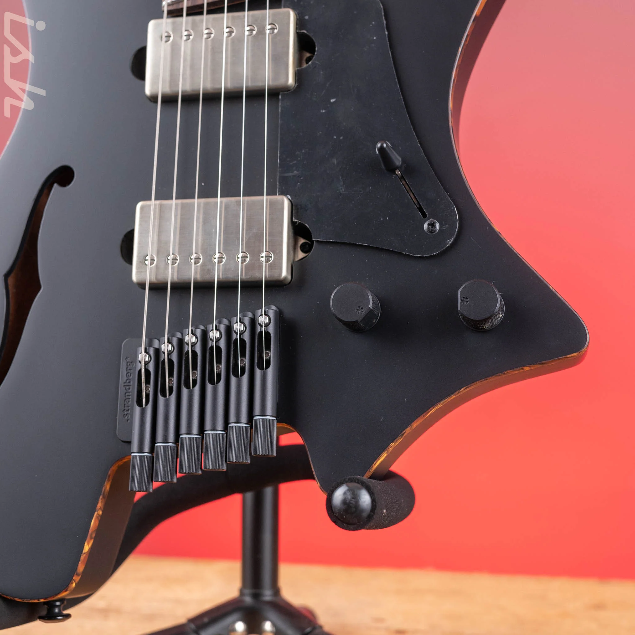 Strandberg Sälen Jazz NX 6 Electric Guitar Black - Image 4