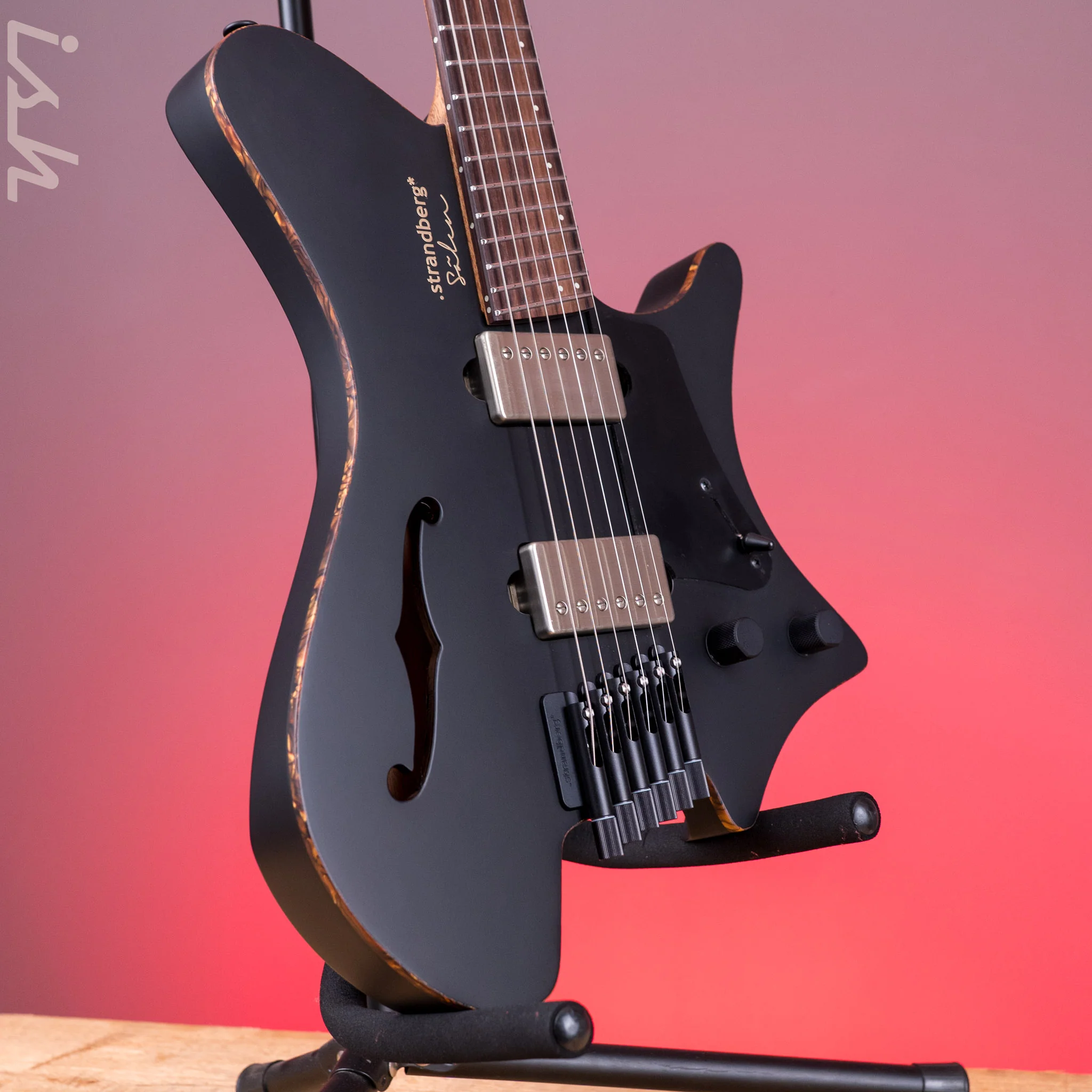 Strandberg Sälen Jazz NX 6 Electric Guitar Black - Image 3
