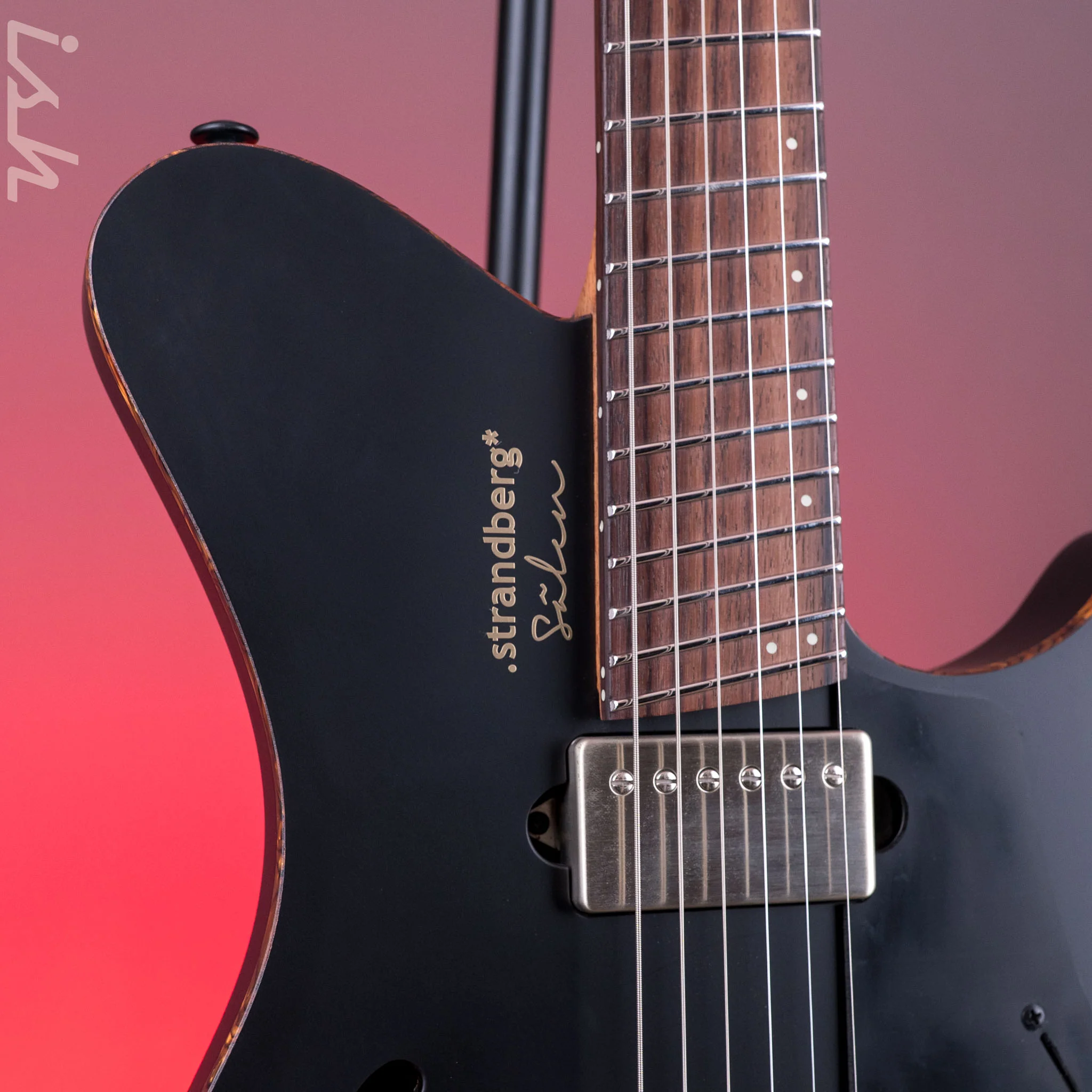Strandberg Sälen Jazz NX 6 Electric Guitar Black - Image 4