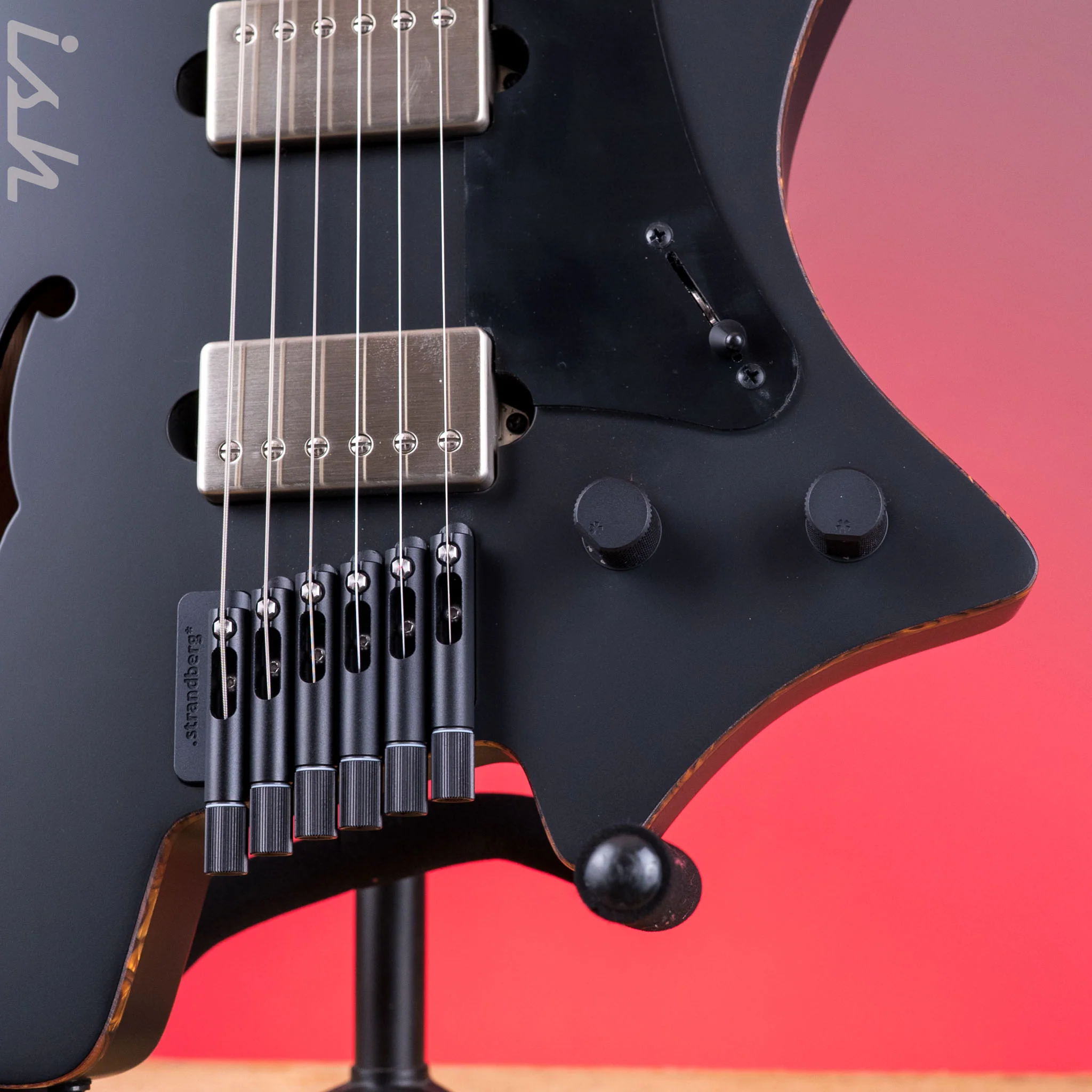 Strandberg Sälen Jazz NX 6 Electric Guitar Black - Image 5