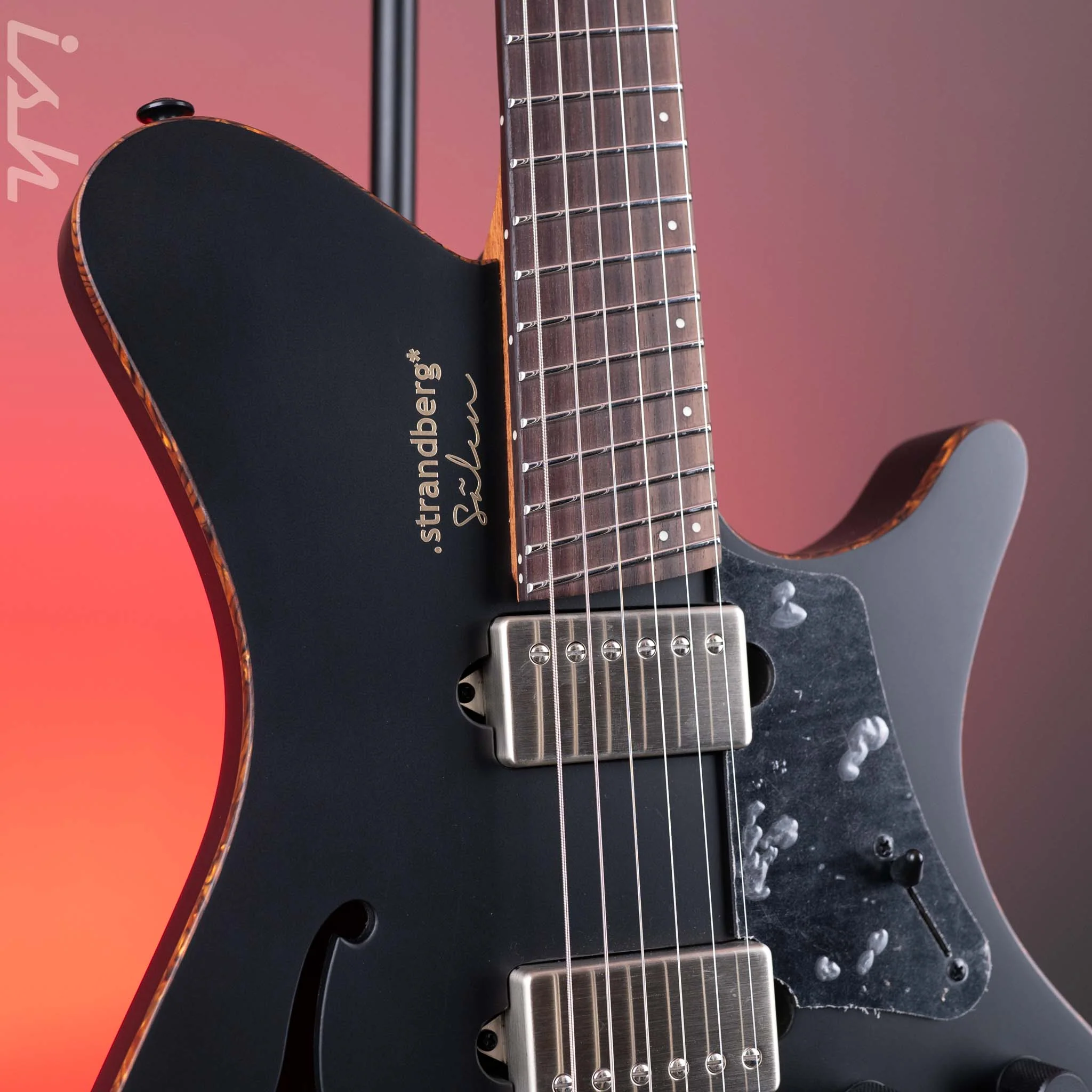 Strandberg Sälen Jazz NX 6 Electric Guitar Black - Image 3