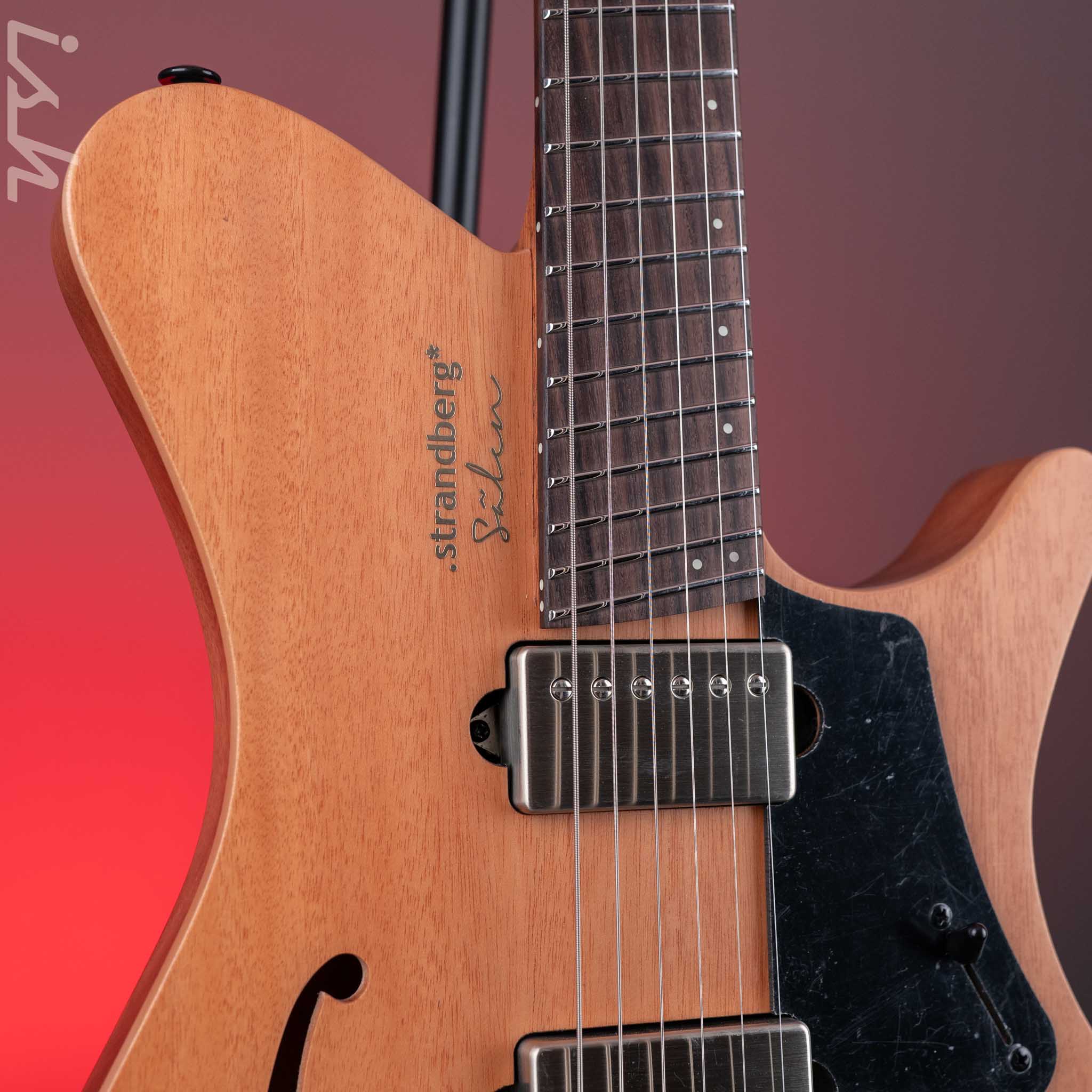 Strandberg Sälen Jazz NX 6 Electric Guitar Natural - Image 3