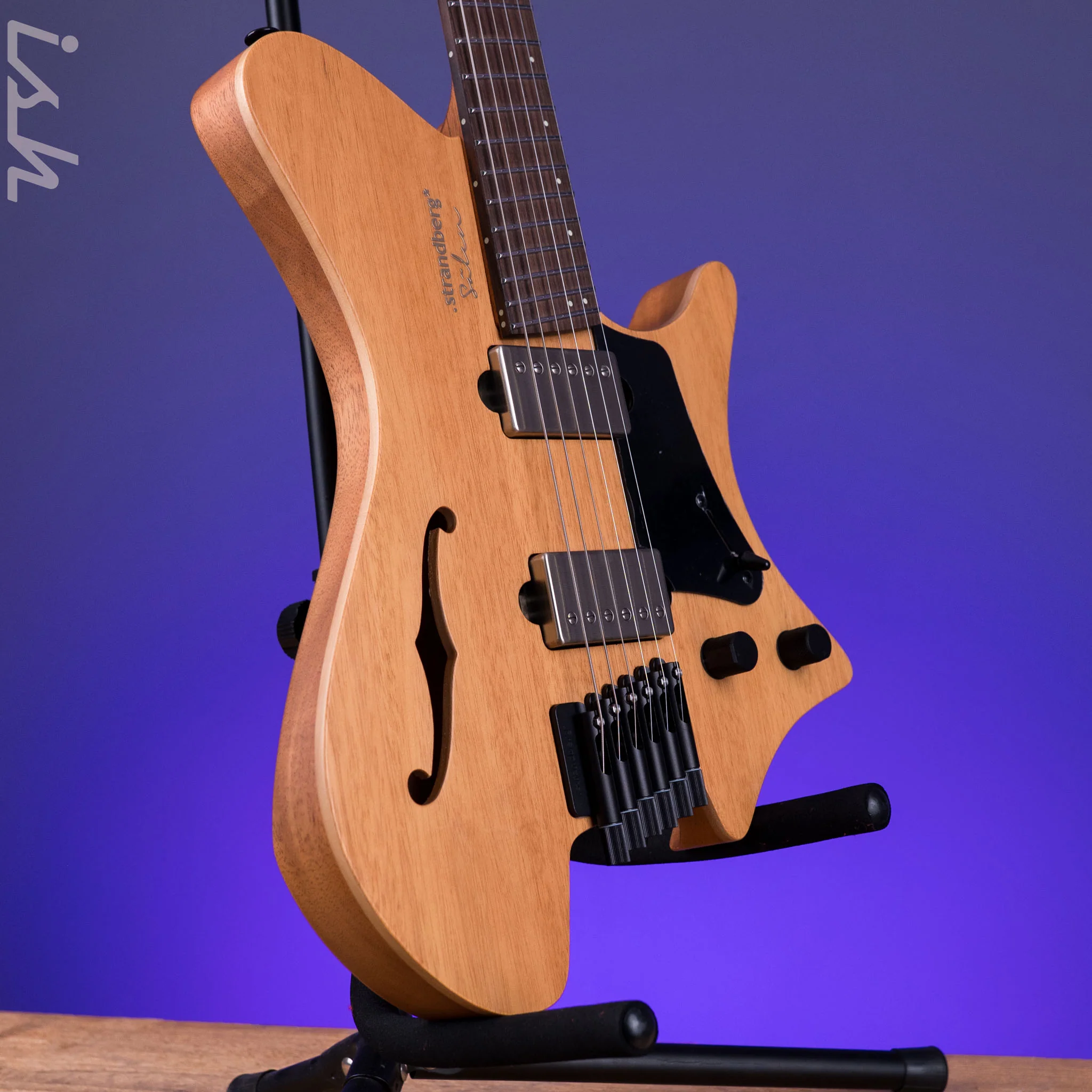 Strandberg Sälen Jazz NX 6 Electric Guitar Natural Demo - Image 3